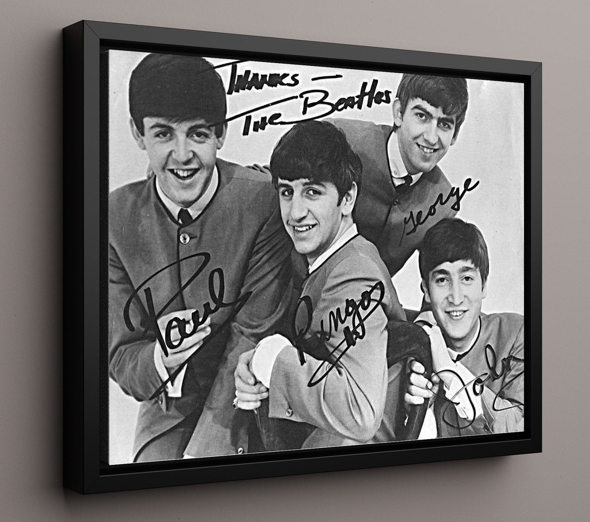 The Beatles - Fab Four 8x10 Unframed Print vintage music wall art
