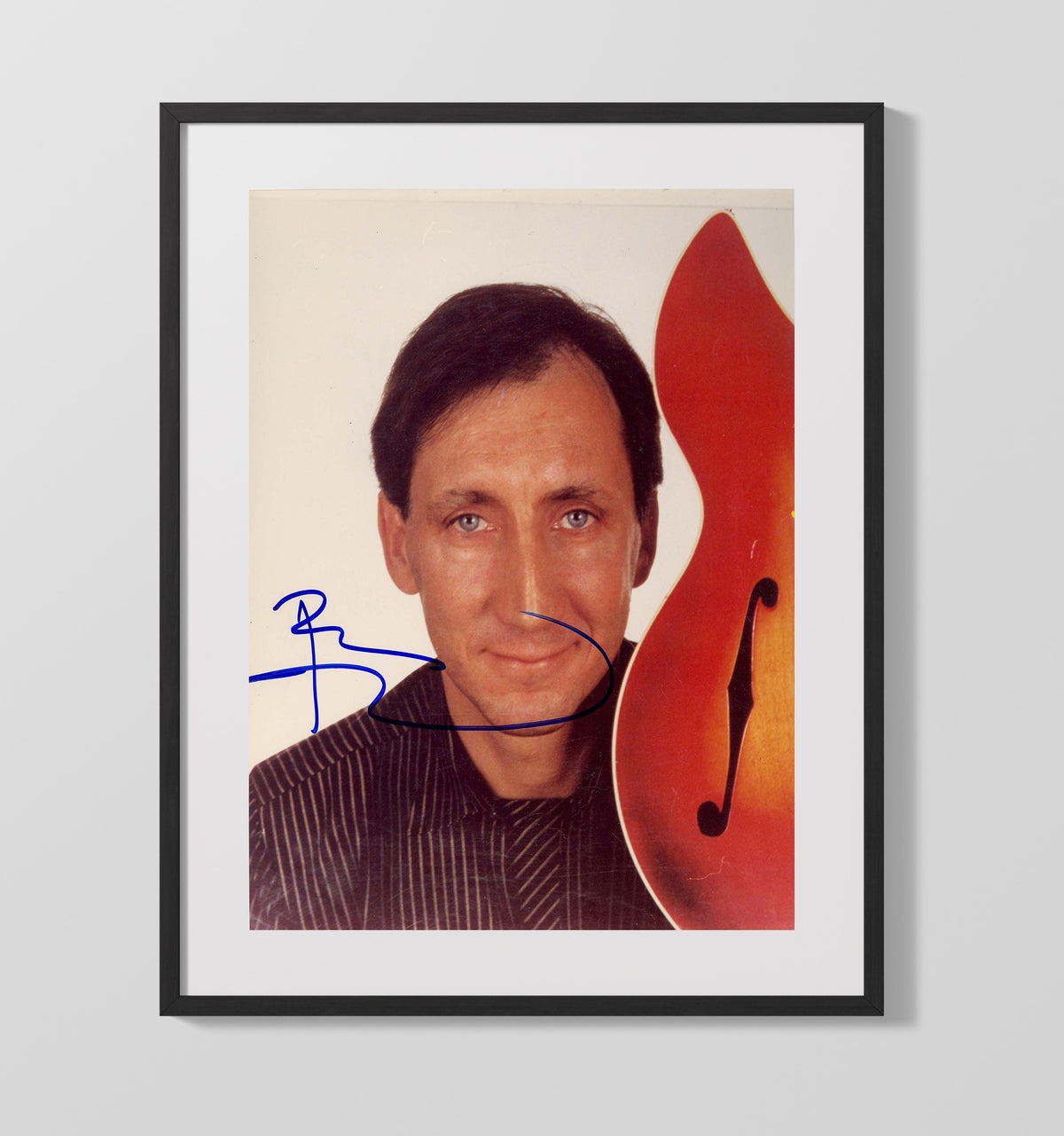 The Who - Pete Townshend Guitar Studio Image 8x10 Framed Canvas vintage music wall art
