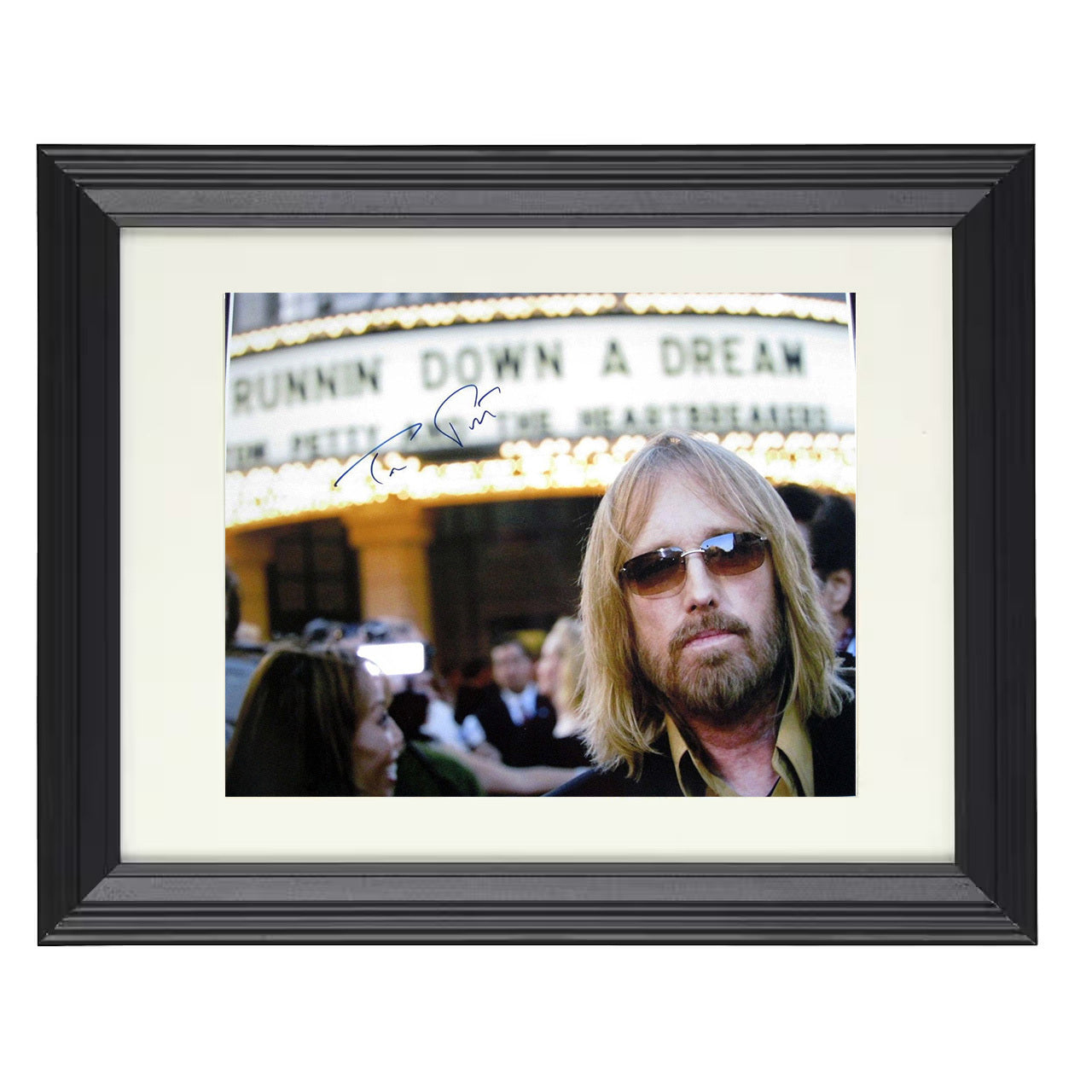 Tom Petty – Runnin Down a Dream – 8x10 black beveled framed music wall art