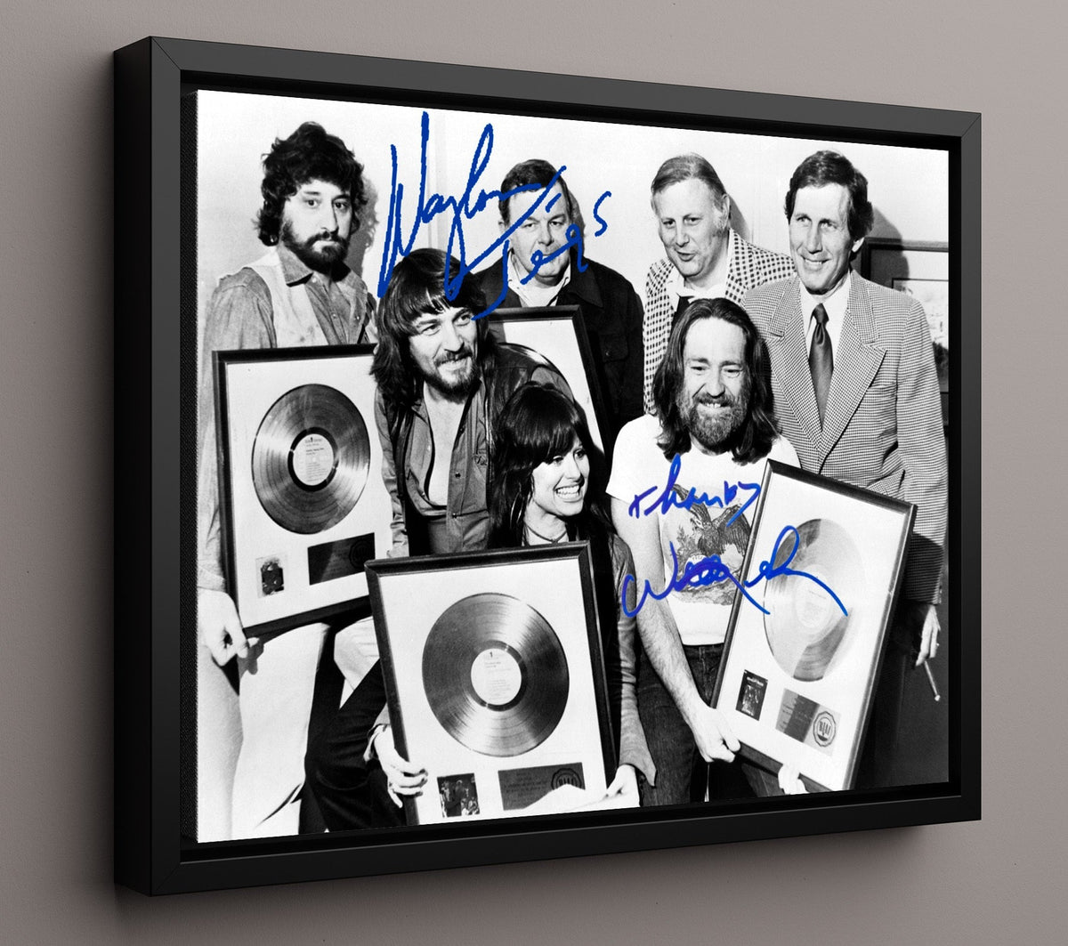 Waylon Jennings and Willie Nelson - Outlaw Brothers 8x10 Unframed Print vintage music wall art