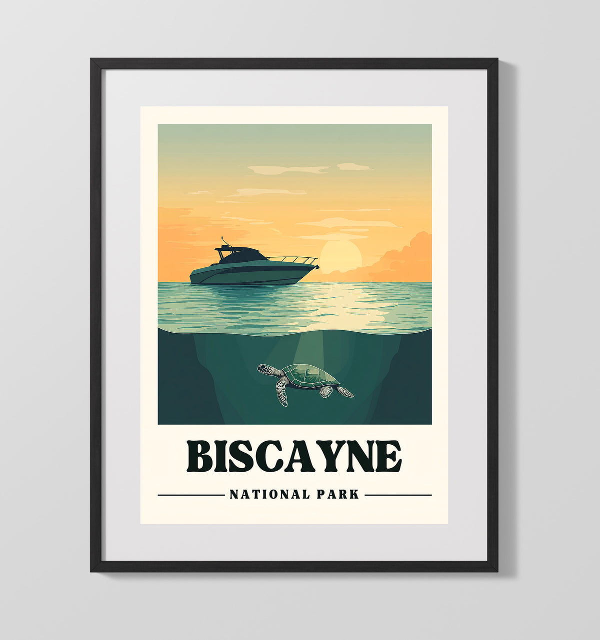 Biscayne - Elliott Key 16x20 Gallery Frame national park wall art