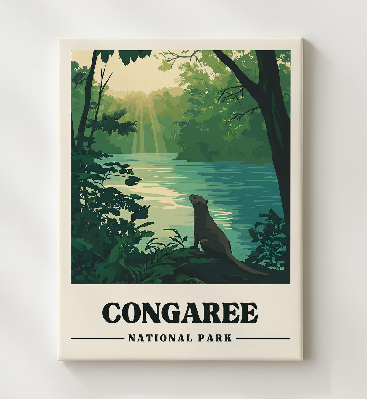 Congaree - Weston Lake - National Park - 20x24 Canvas