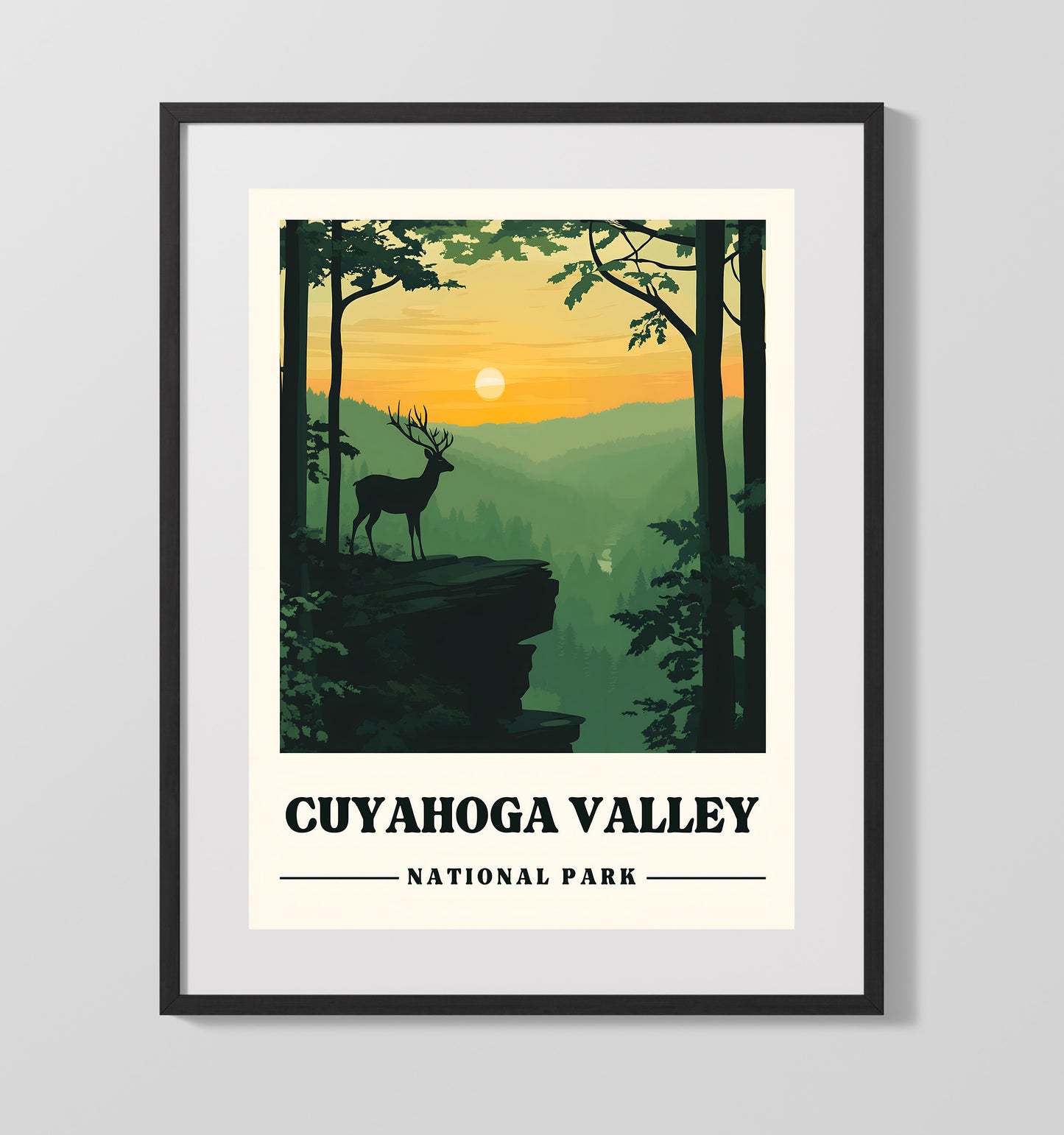 Cuyahoga Valley - The Ledges 16x20 Gallery Frame national park wall art