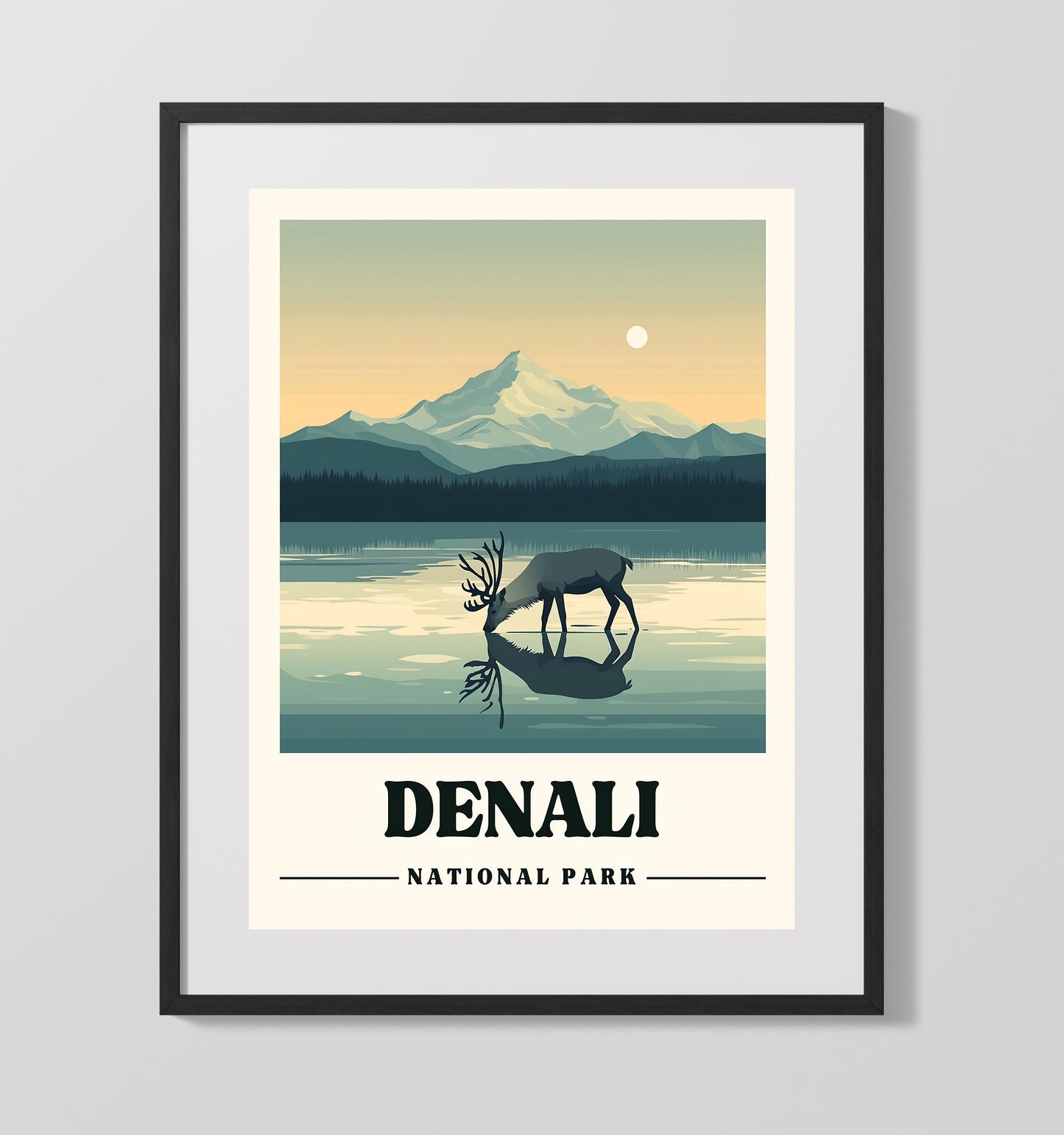 Denali - Mount McKinley 16x20 Gallery Frame national park wall art