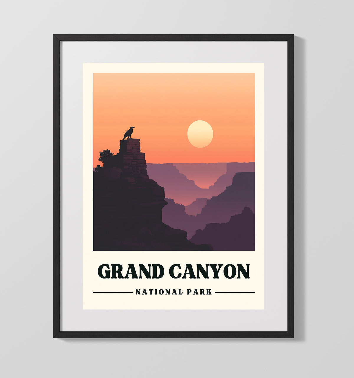 Grand Canyon - Desert View Tower 16x20 Gallery Frame national park wall art