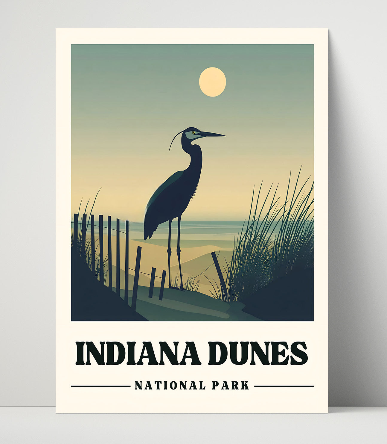 Indiana Dunes West Beach National Parks Wall Art - 16x20 Unframed Print