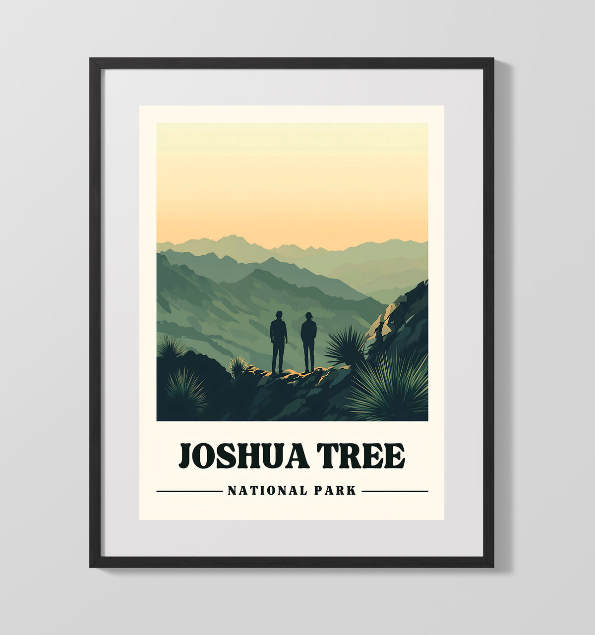 Joshua Tree - Keys View 16x20 Gallery Frame national park wall art