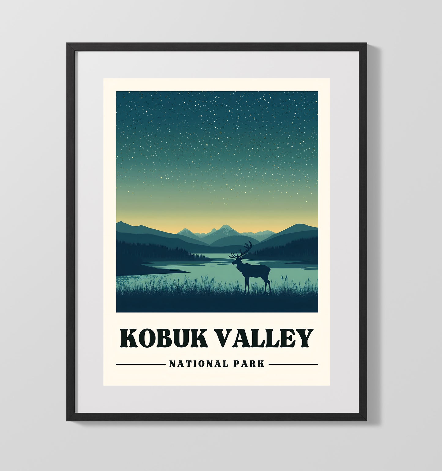 Kobuk Valley - Kobuk River 16x20 Gallery Frame national park wall art