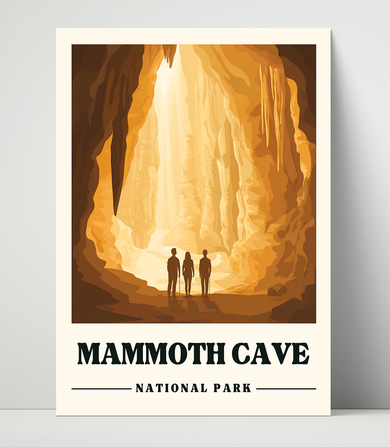 Mammoth Cave National Parks Wall Art - 16x20 Unframed Print