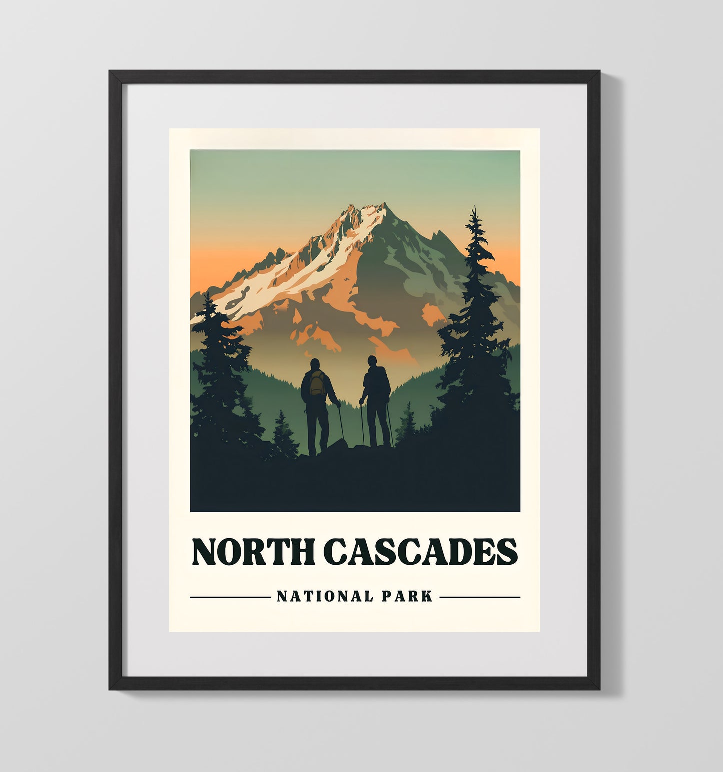 North Cascades - Mount Shuksan 16x20 Gallery Frame national park wall art