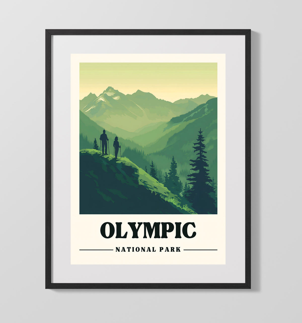 Olympic - Hurricane Ridge 16x20 Gallery Frame national park wall art