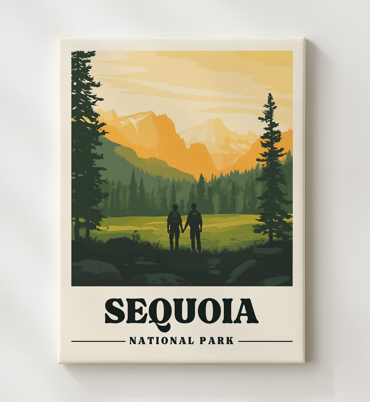 Sequoia - Crescent Meadow - National Park - 20x24 Canvas