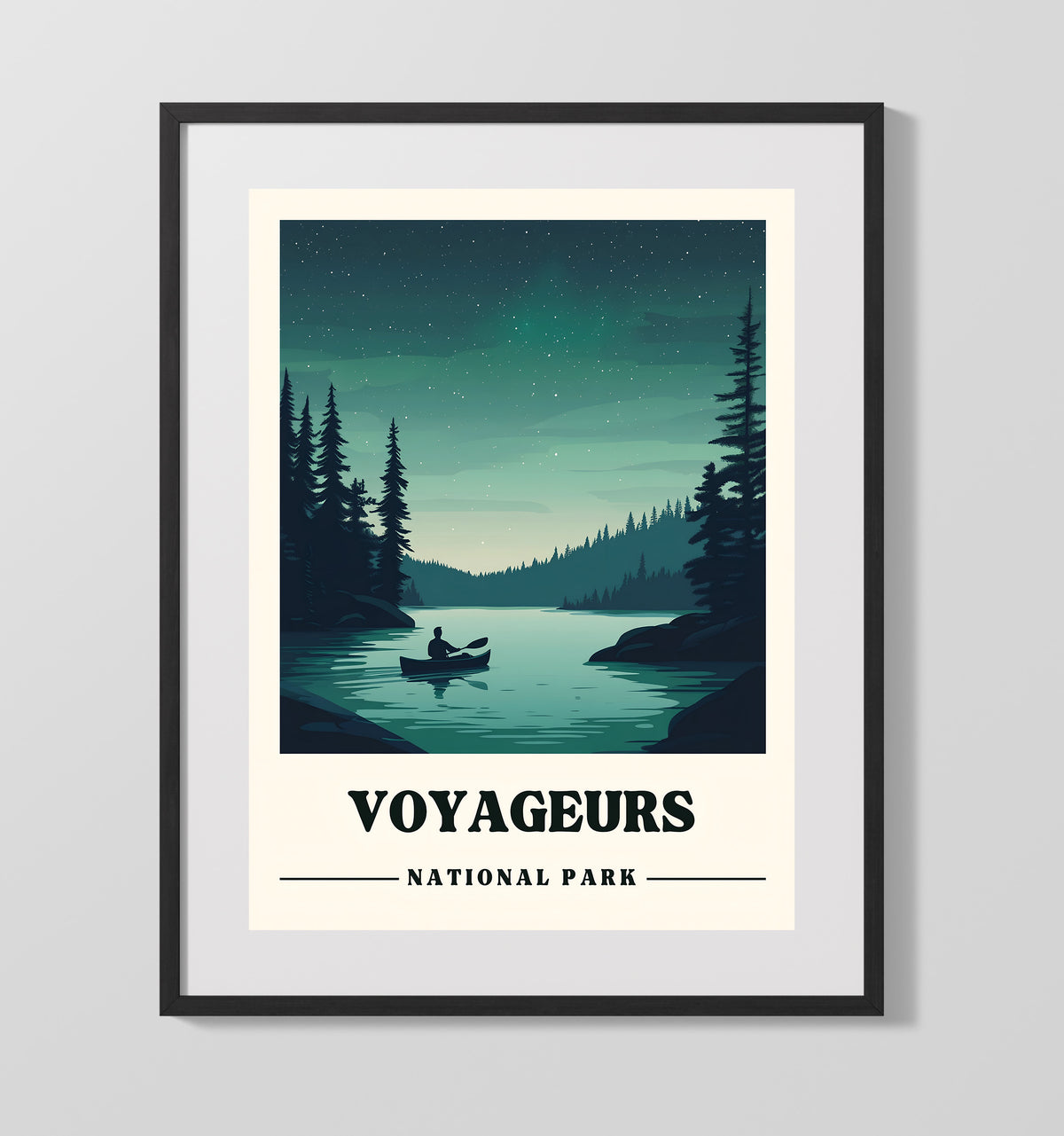 Voyageurs - Kabetogama Lake 16x20 Gallery Frame national park wall art