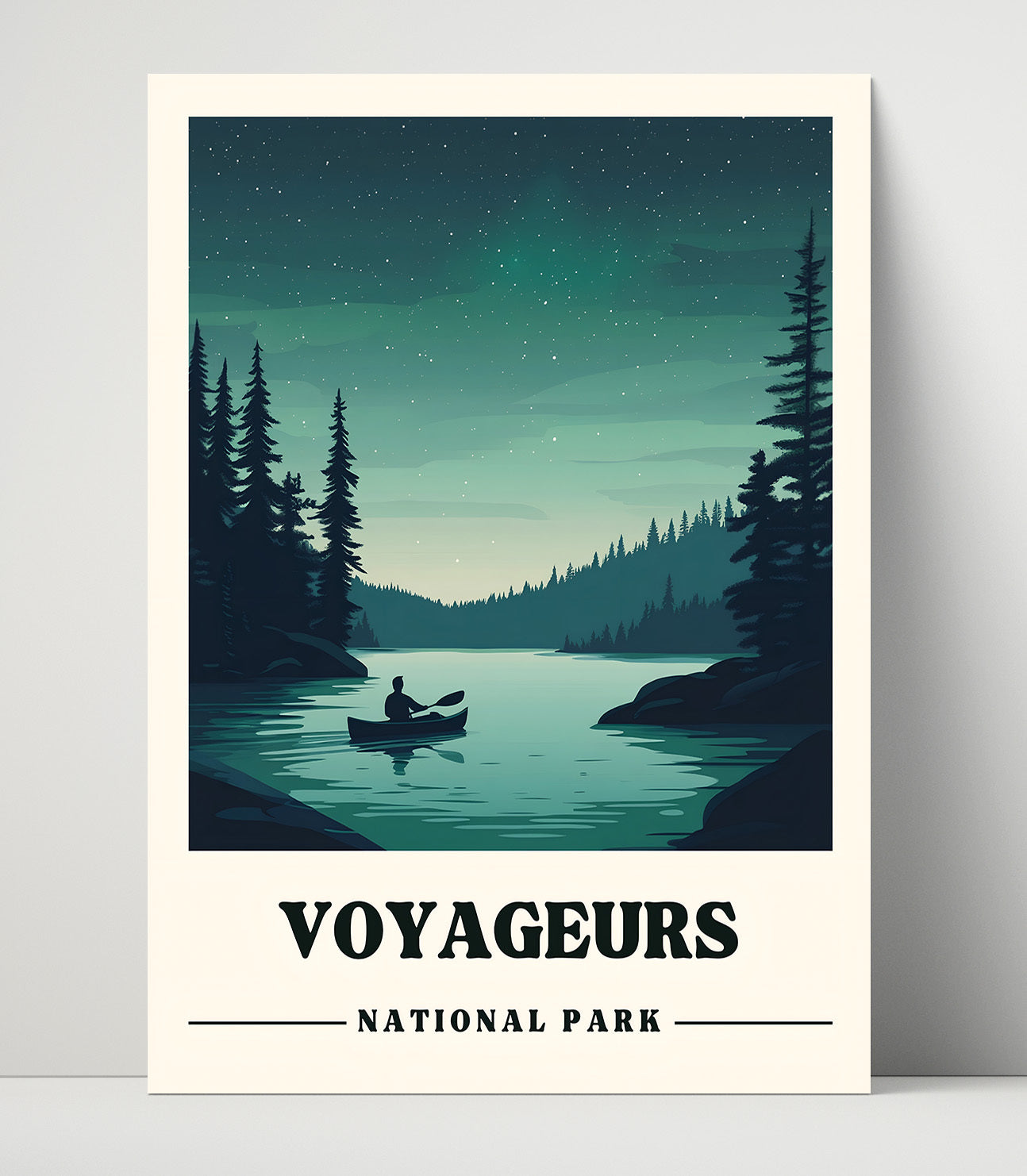 Voyageurs Kabetogama Lake National Parks Wall Art - 16x20 Unframed Print
