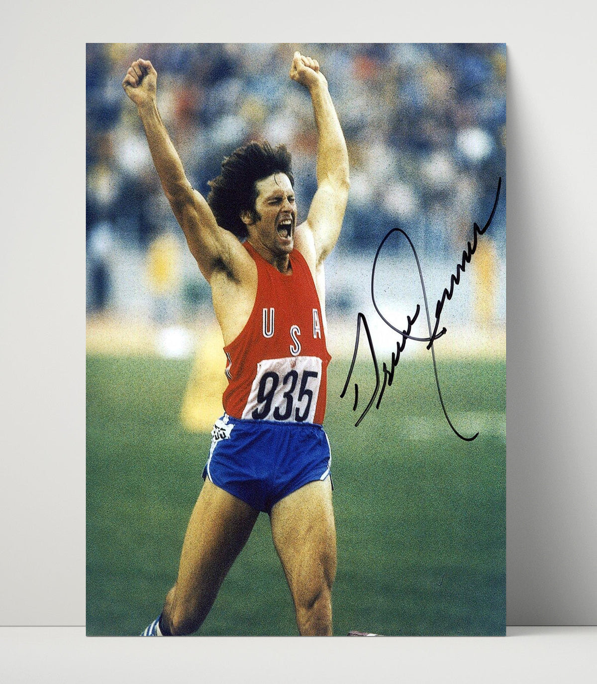 Bruce Jenner – Decathlon Gold Celebration 1976 unframed semi-gloss poster print