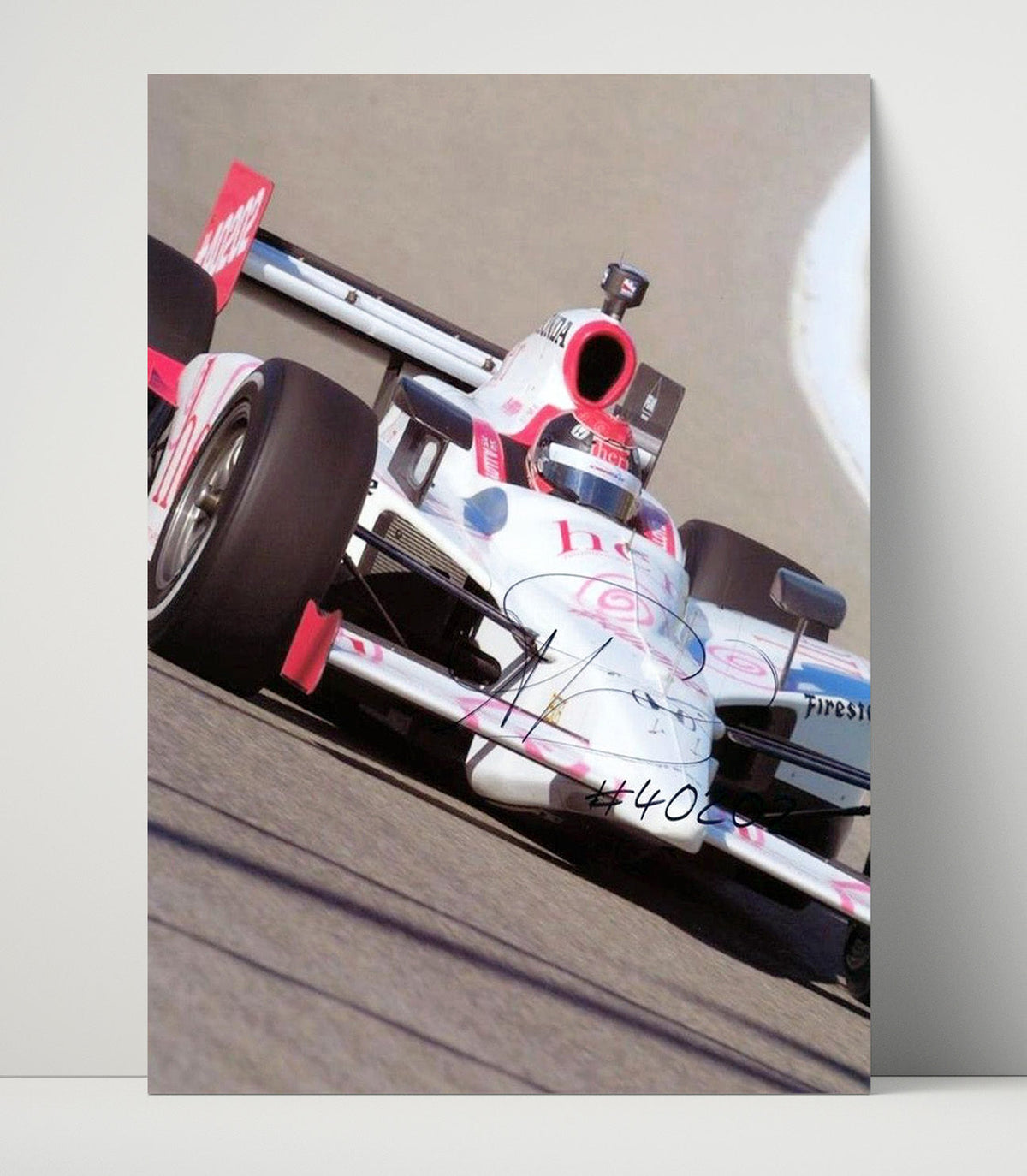 Alex Lloyd – IndyCar Race Car Action unframed semi-gloss poster print