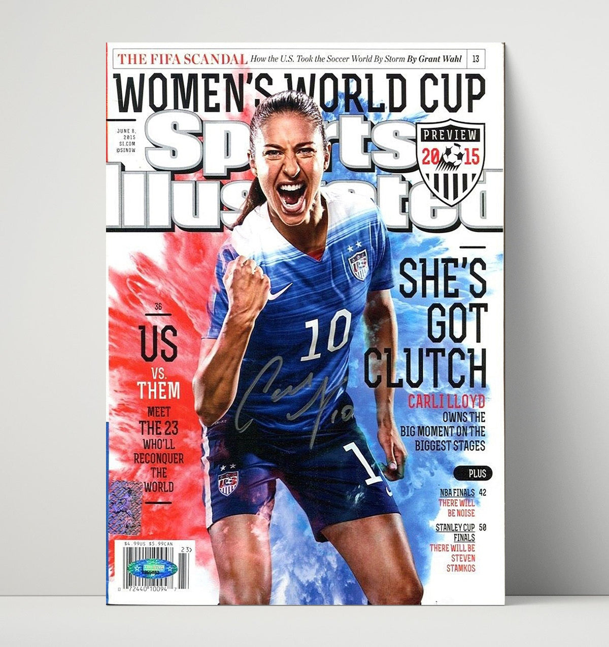 Carli Lloyd – She’s Got Clutch 2015 SI unframed semi-gloss poster print