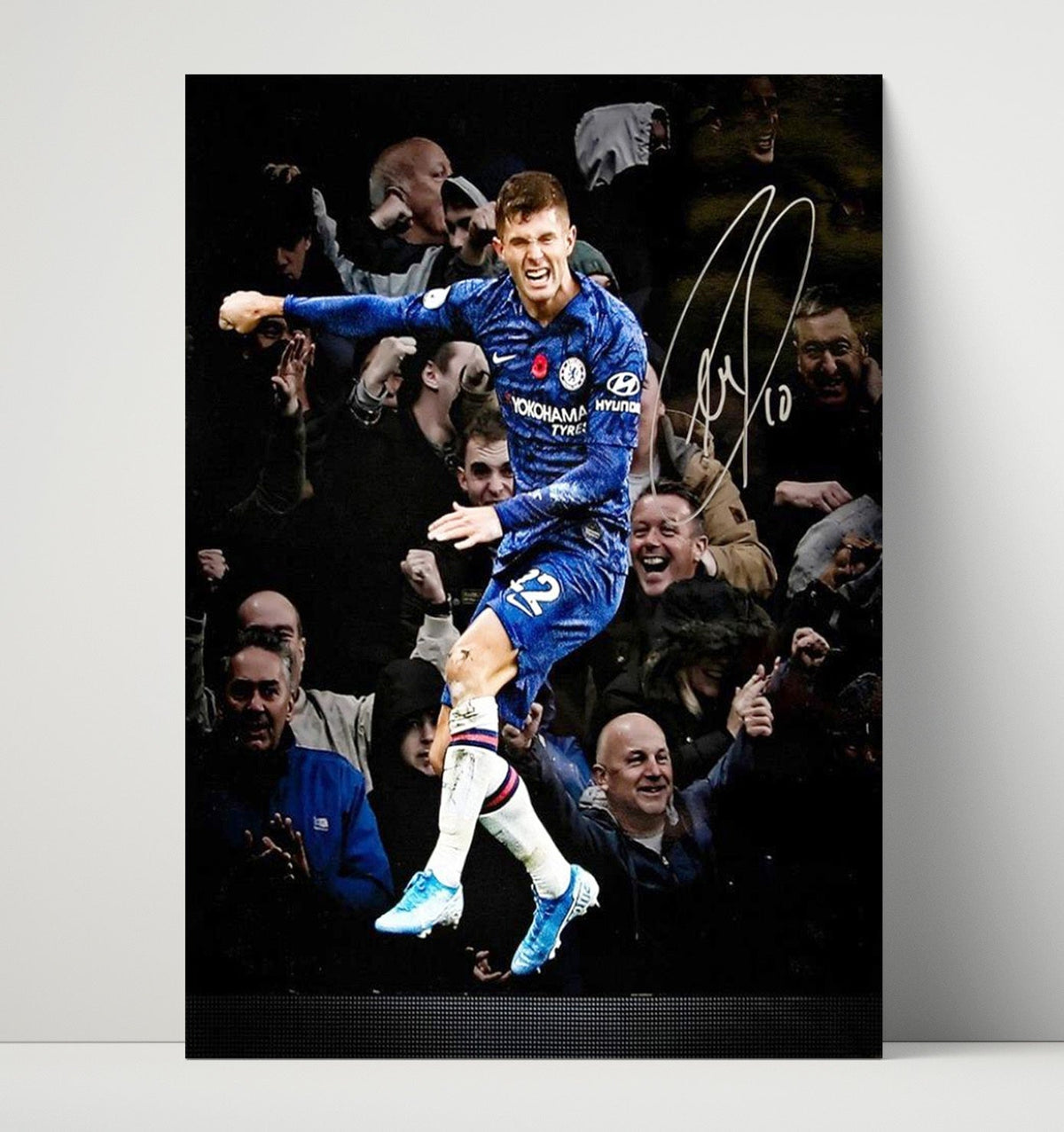 Christian Pulisic – Chelsea Celebration Crowd unframed semi-gloss poster print