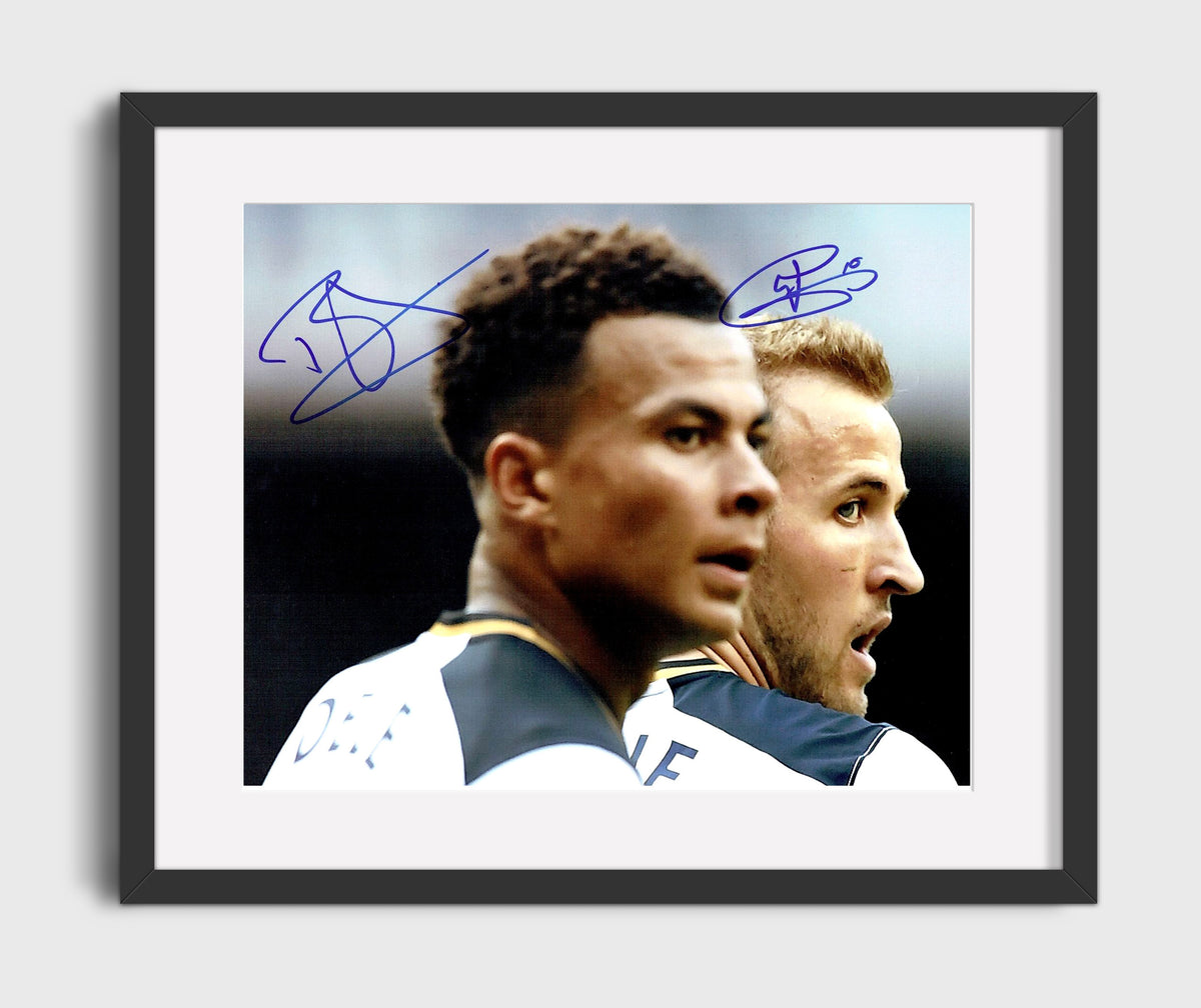 Harry Kane and Dele Alli England Dual Match Focus - Gallery Frame soccer wall art