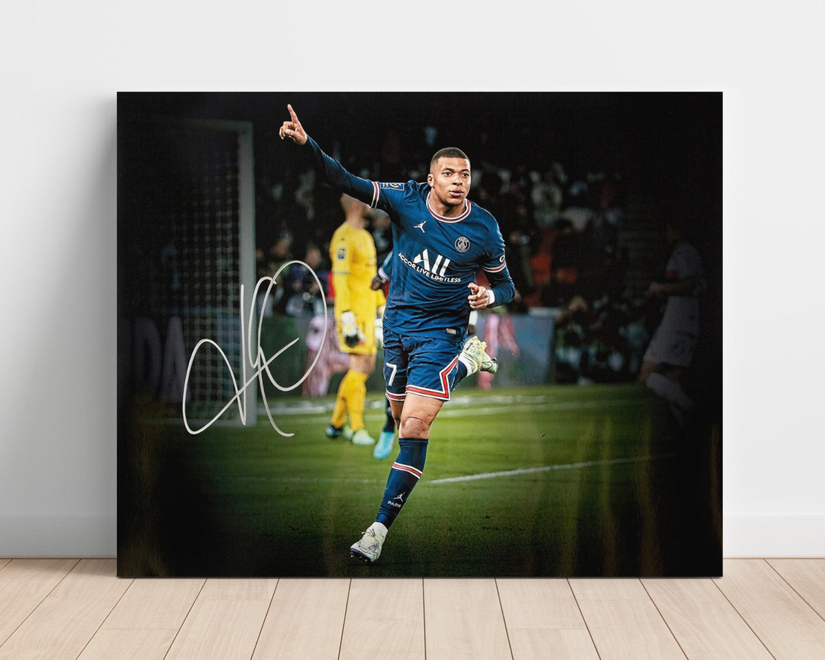 Kylian Mbappé – Real Madrid Jet Speed Goal Celebration unframed semi-gloss poster print