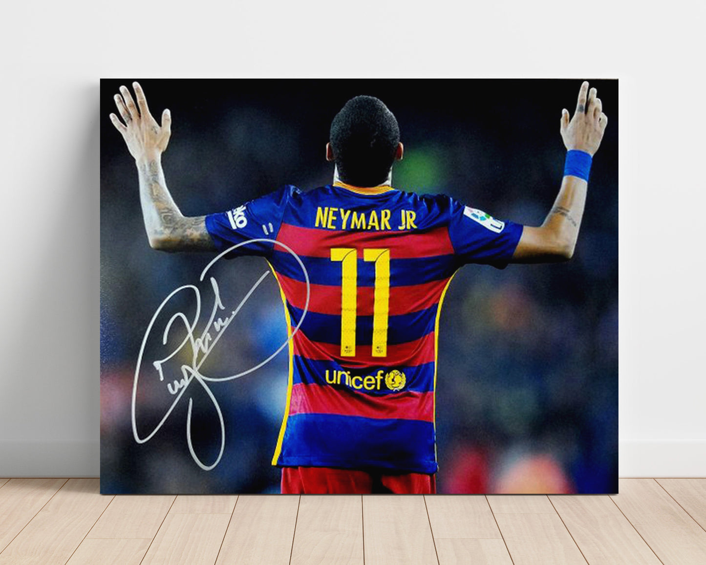 Neymar Jr Brazil Pure Emotion Goal Celebration Print Soccer Print 16x20 Unframed Print soccer wall art print – Soccer Prints decor