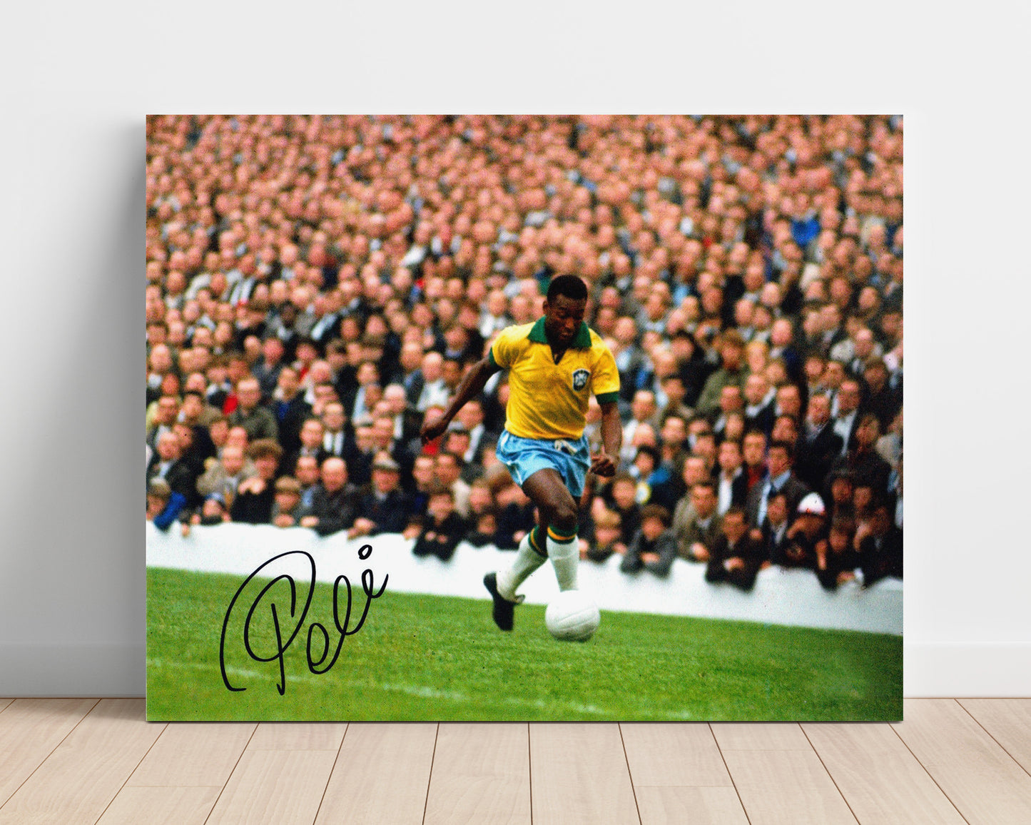 Pele Brazil Eternal Champion Soccer Print 16x20 Unframed Print soccer wall art print – Soccer Prints decor