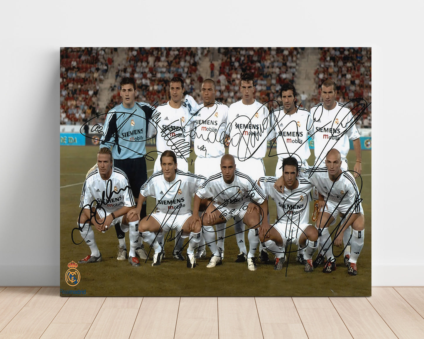 Real Madrid Galacticos Team Lineup Soccer Print 16x20 Unframed Print soccer wall art print – Soccer Prints decor