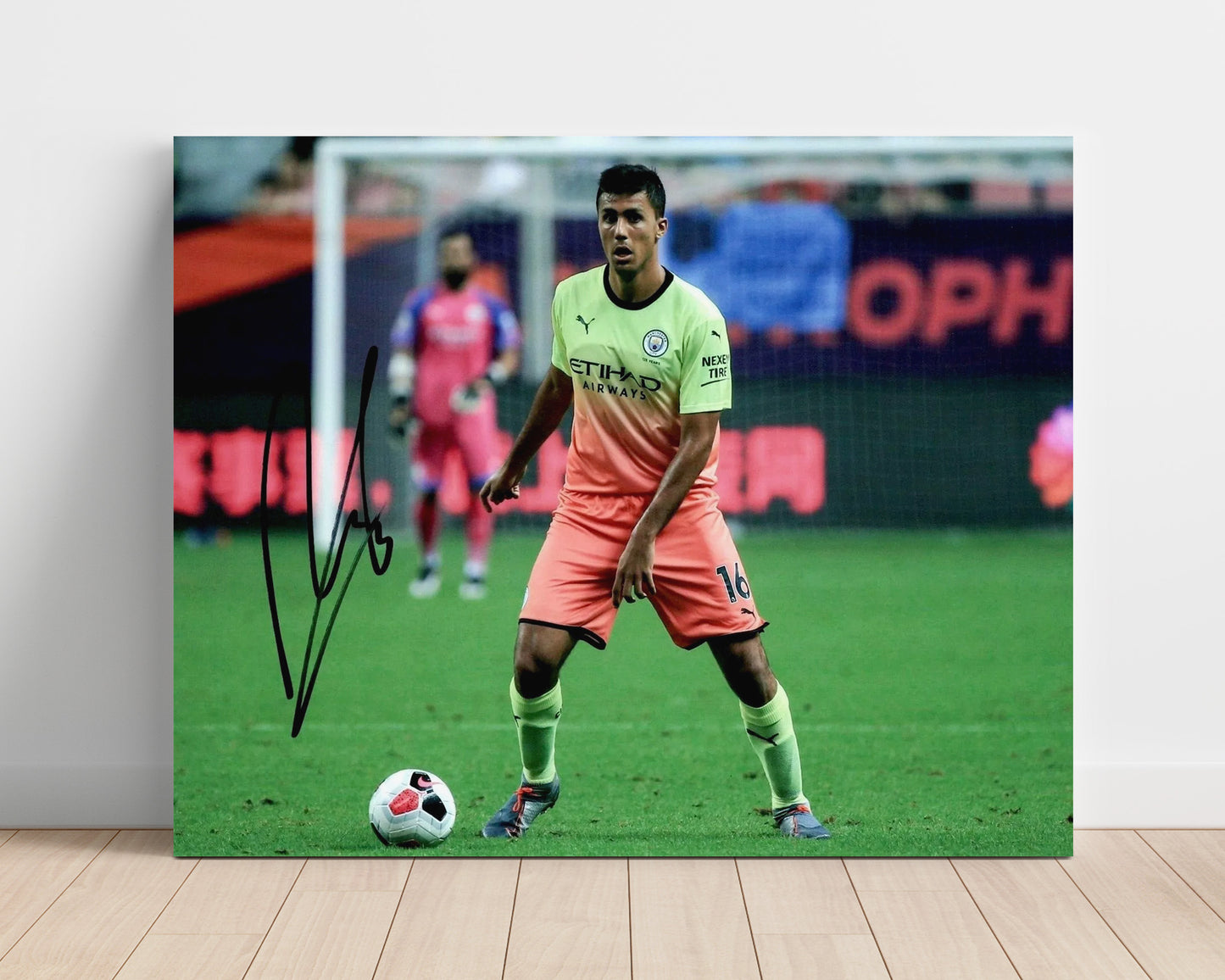 Rodri Manchester City Midfield General Stance Soccer Print 16x20 Unframed Print soccer wall art print – Soccer Prints decor