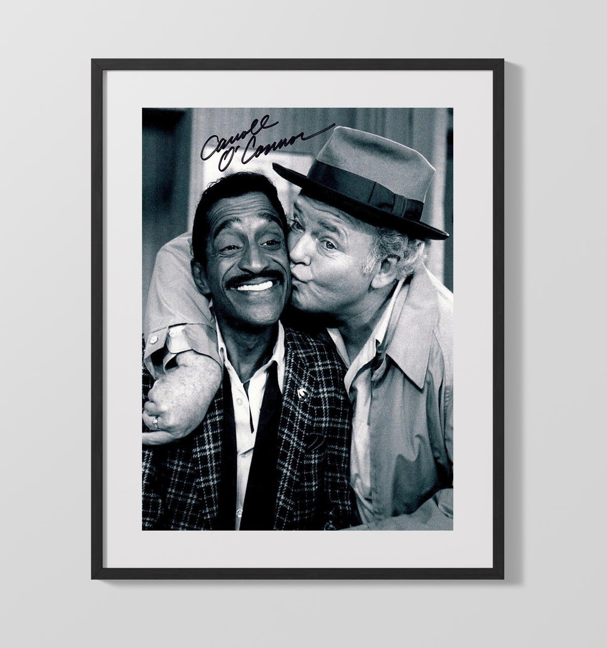 All in the Family - Carroll O'Connor Archie Bunker Loudmouth Living Room Moment - Gallery Frame television wall art