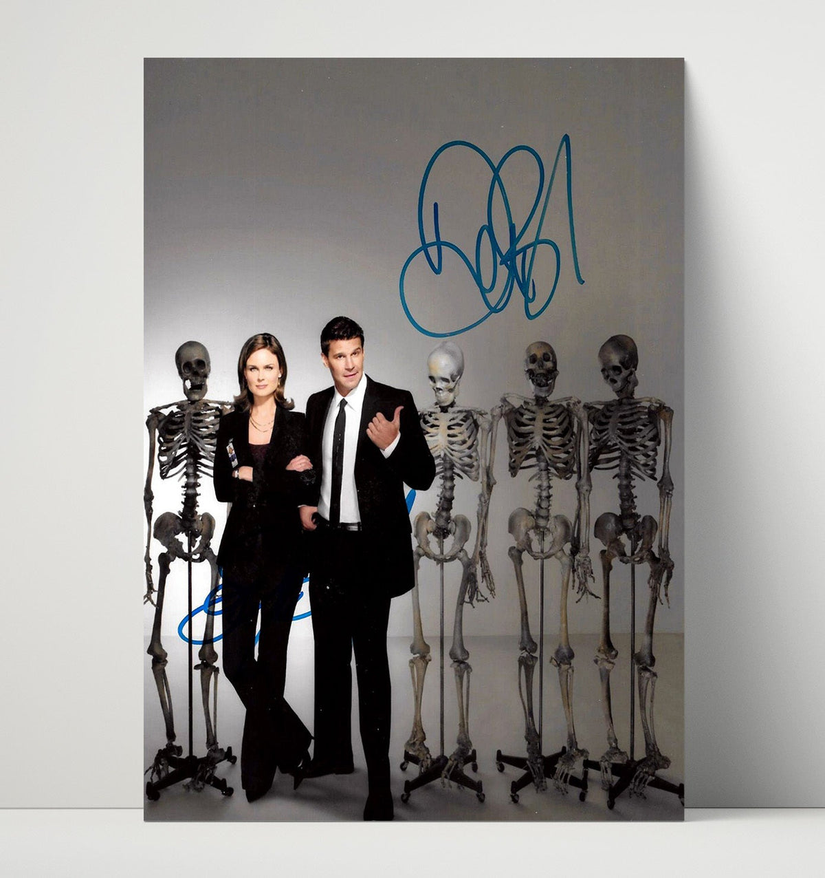 Bones – Emily Deschanel David Boreanaz Forensic Crime Duo unframed semi-gloss poster print