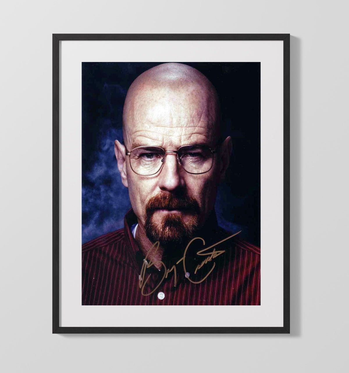Breaking Bad - Bryan Cranston Walter White Heisenberg Intense Close - Gallery Frame television wall art