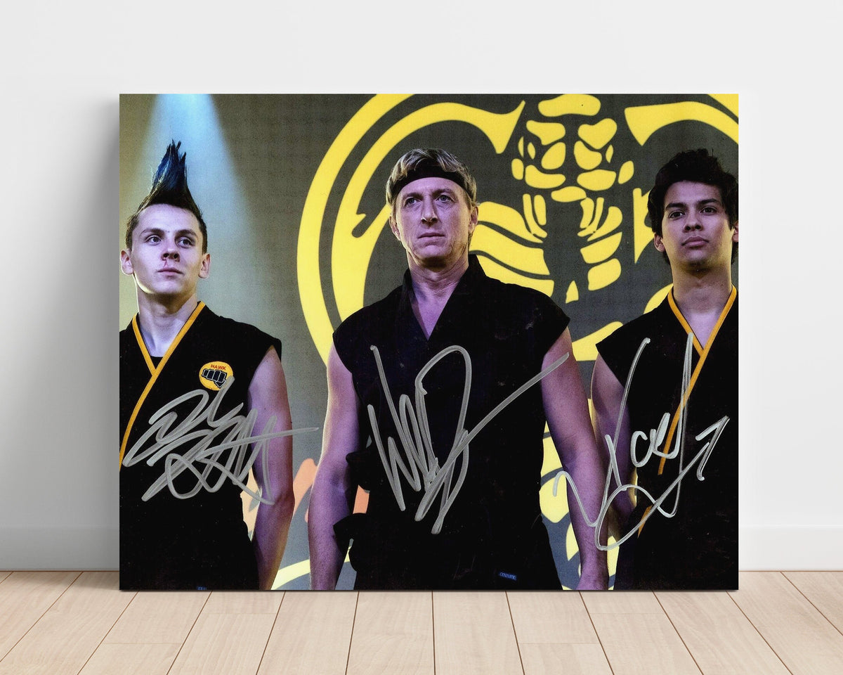 Cobra Kai – Johnny, Miguel and Hawk Dojo Scene unframed semi-gloss poster print