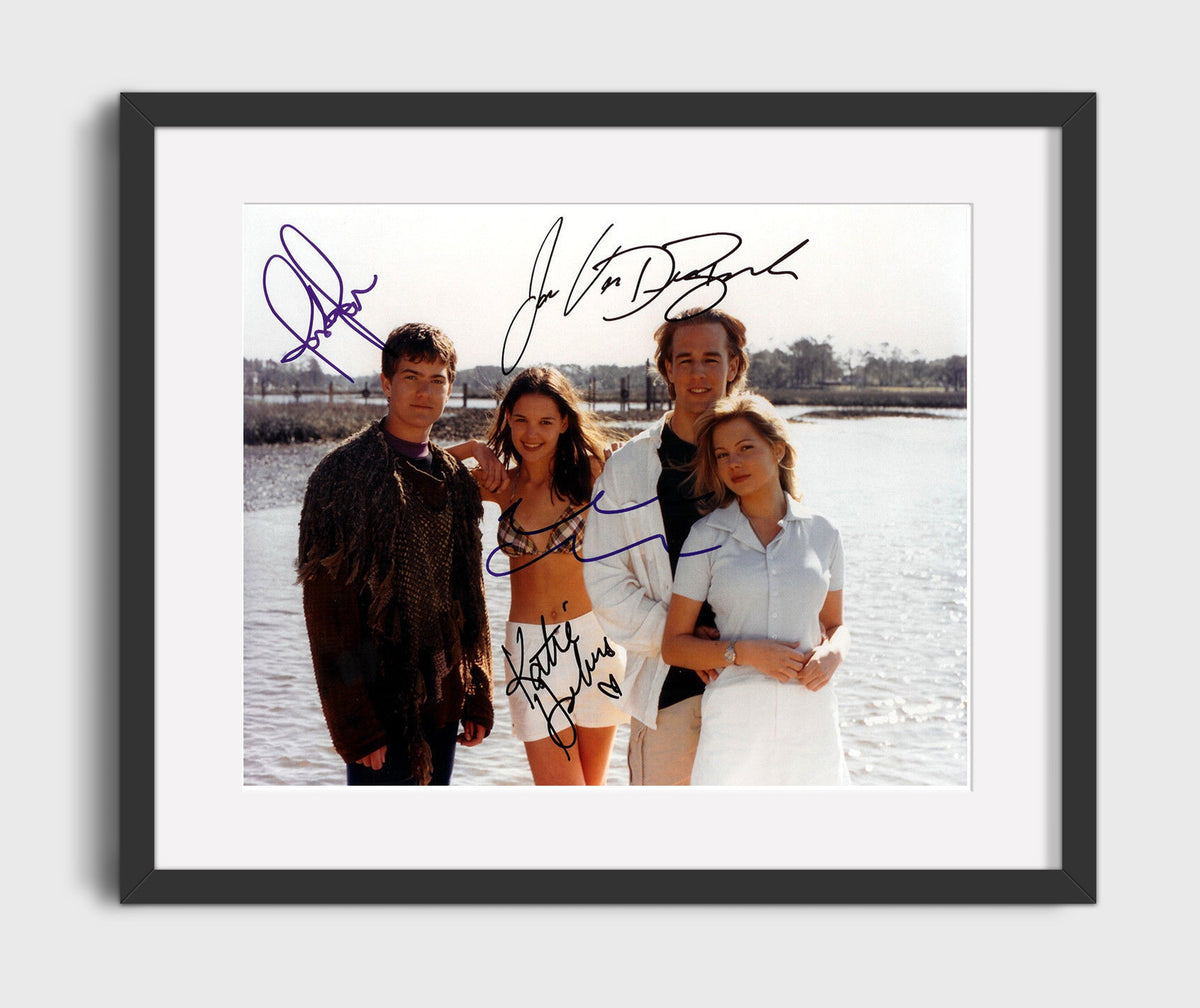Dawson's Creek - James Van Der Beek (Dawson Leery) Ensemble Cast Waterfront Scene - Gallery Frame television wall art