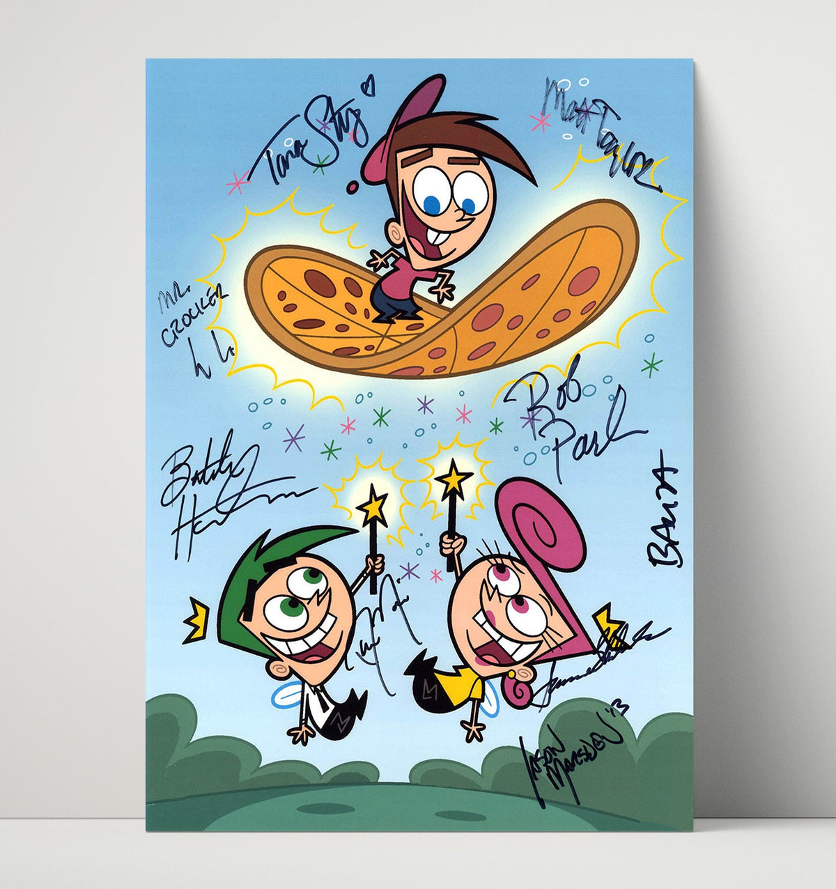 Fairly OddParents – Timmy Turner Cosmo Wanda Pizza Carpet unframed semi-gloss poster print