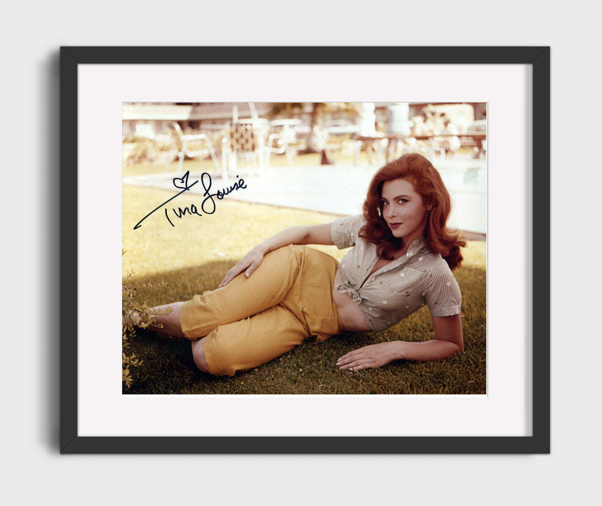 Gilligans Island - Tina Louise (Ginger Grant) Poolside Capri Pose - Gallery Frame television wall art