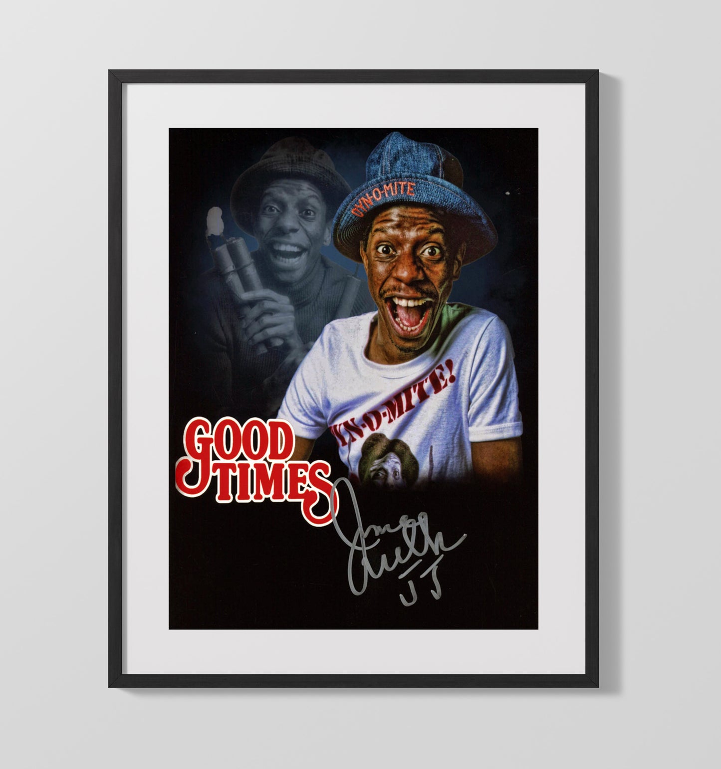Good Times - Jimmie Walker - J.J. Evans Dynomite Promo Poster - Gallery Frame television wall art