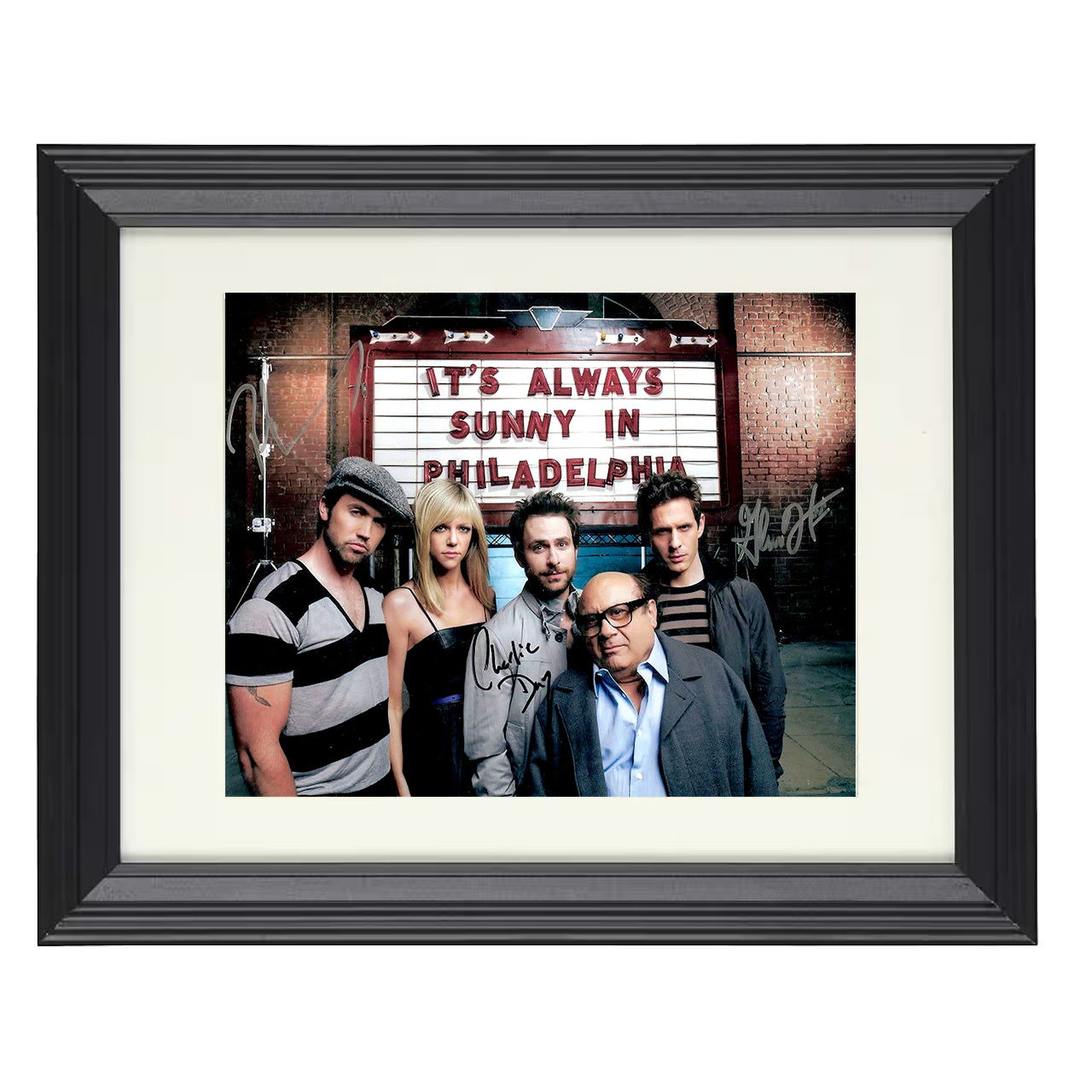 Its Always Sunny in Philadelphia – Frank Reynolds Ensemble – 8x10 black beveled framed television wall art