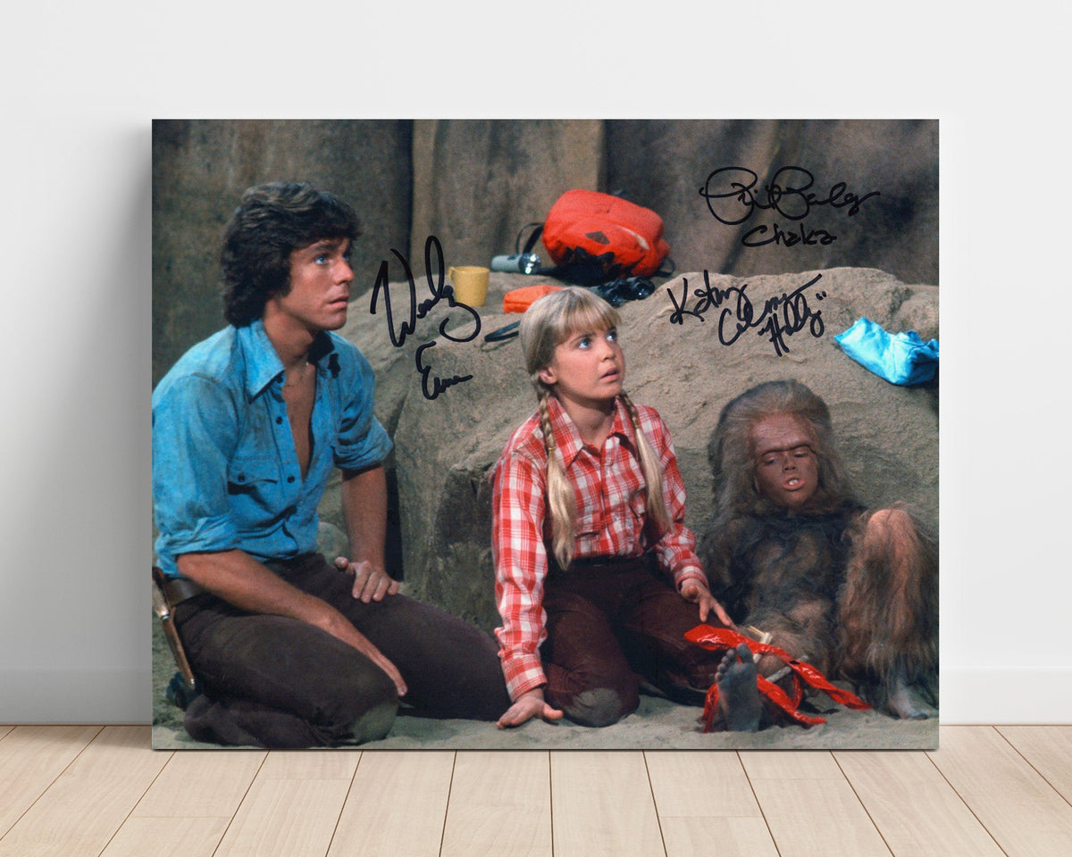 Land of the Lost – Will Marshall Cast Cave Discovery unframed semi-gloss poster print