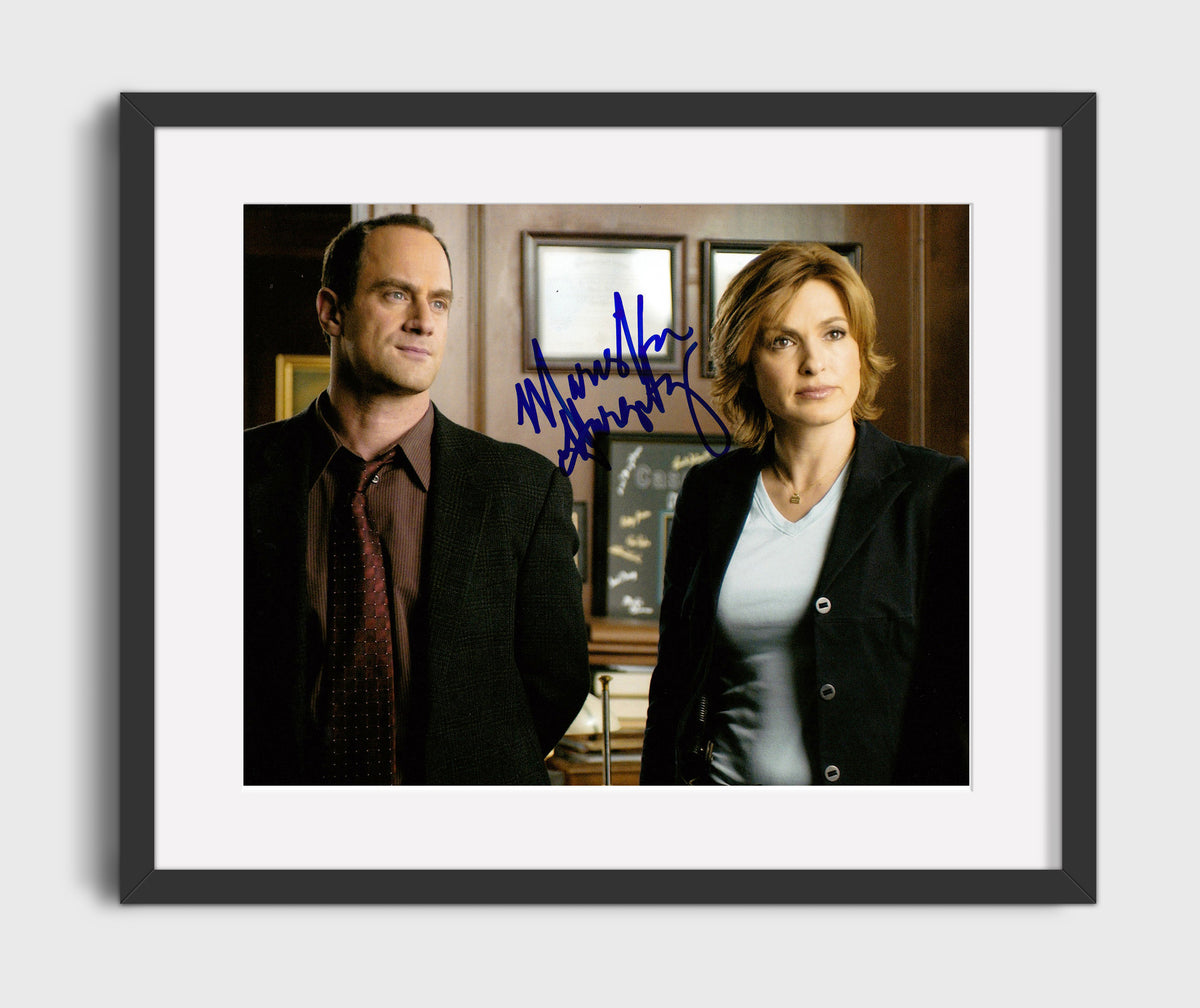 Law and Order Special Victims Unit - Mariska Hargitay (Olivia Benson) Office Interview - Gallery Frame television wall art