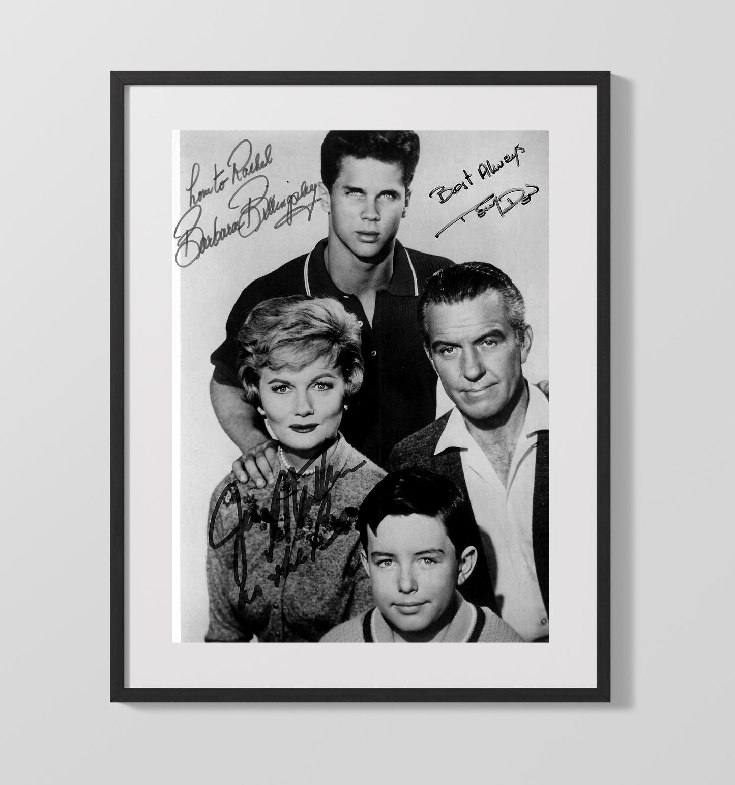 Leave It to Beaver - Cast - Cleaver Family Classic - Gallery Frame television wall art