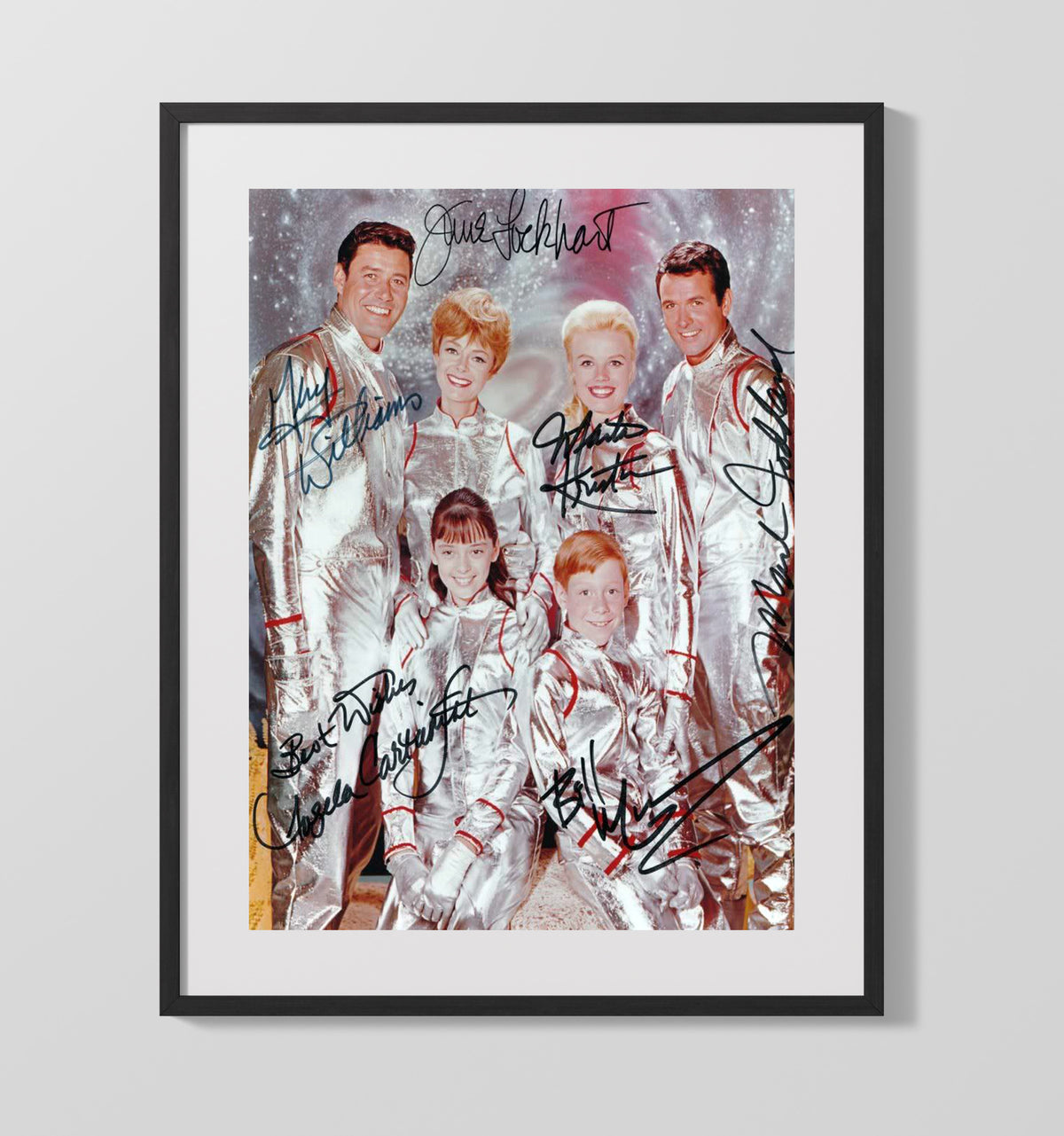 Lost in Space - Cast - Silver Space Suit Family - Gallery Frame television wall art