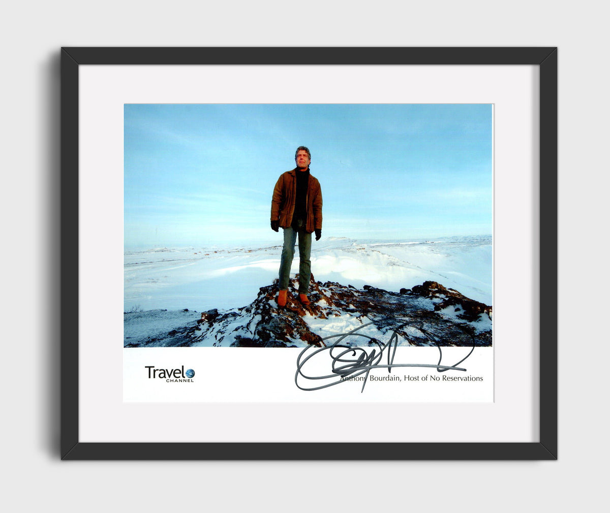 No Reservations - Anthony Bourdain (Host) Arctic Wilderness Scene - Gallery Frame television wall art