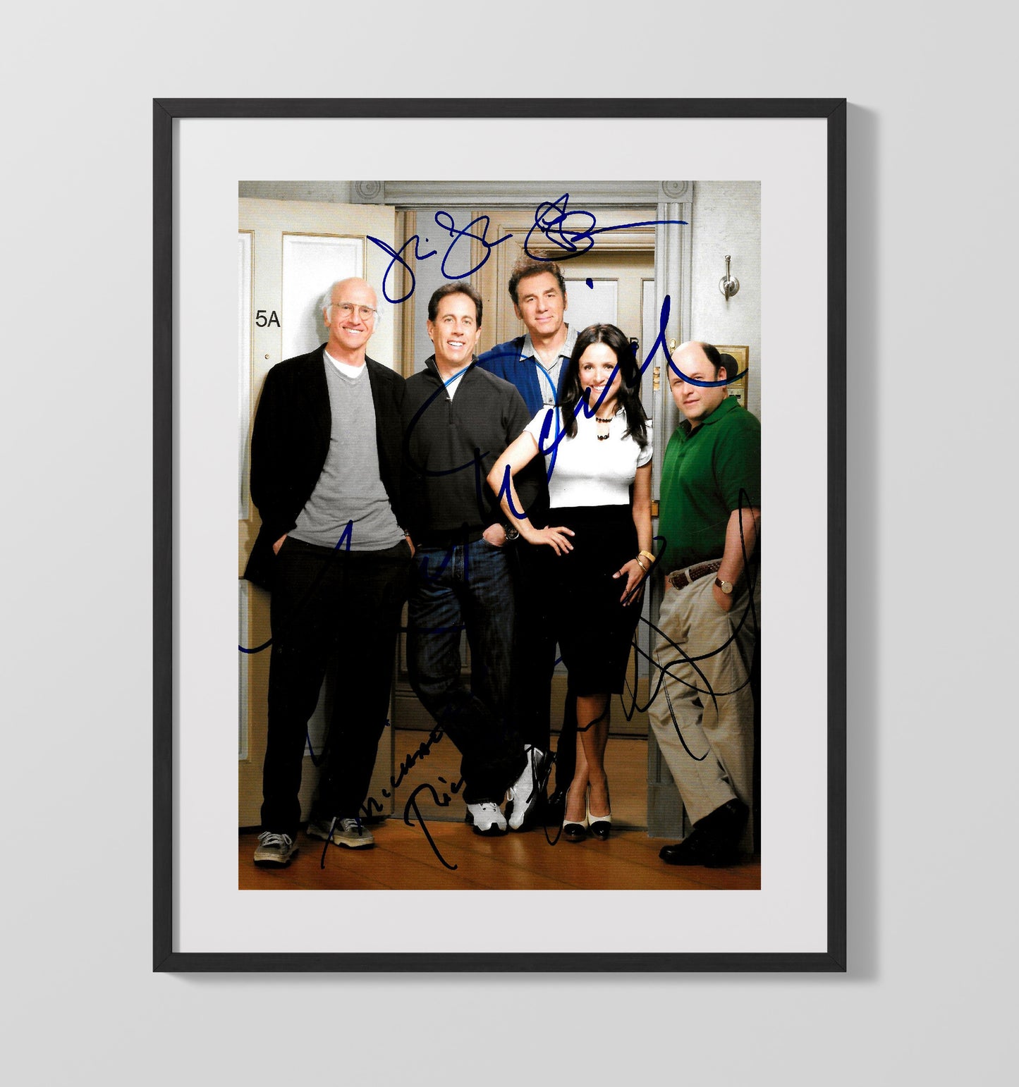 Seinfeld - Main Cast - Apartment Hallway Ensemble - Gallery Frame television wall art