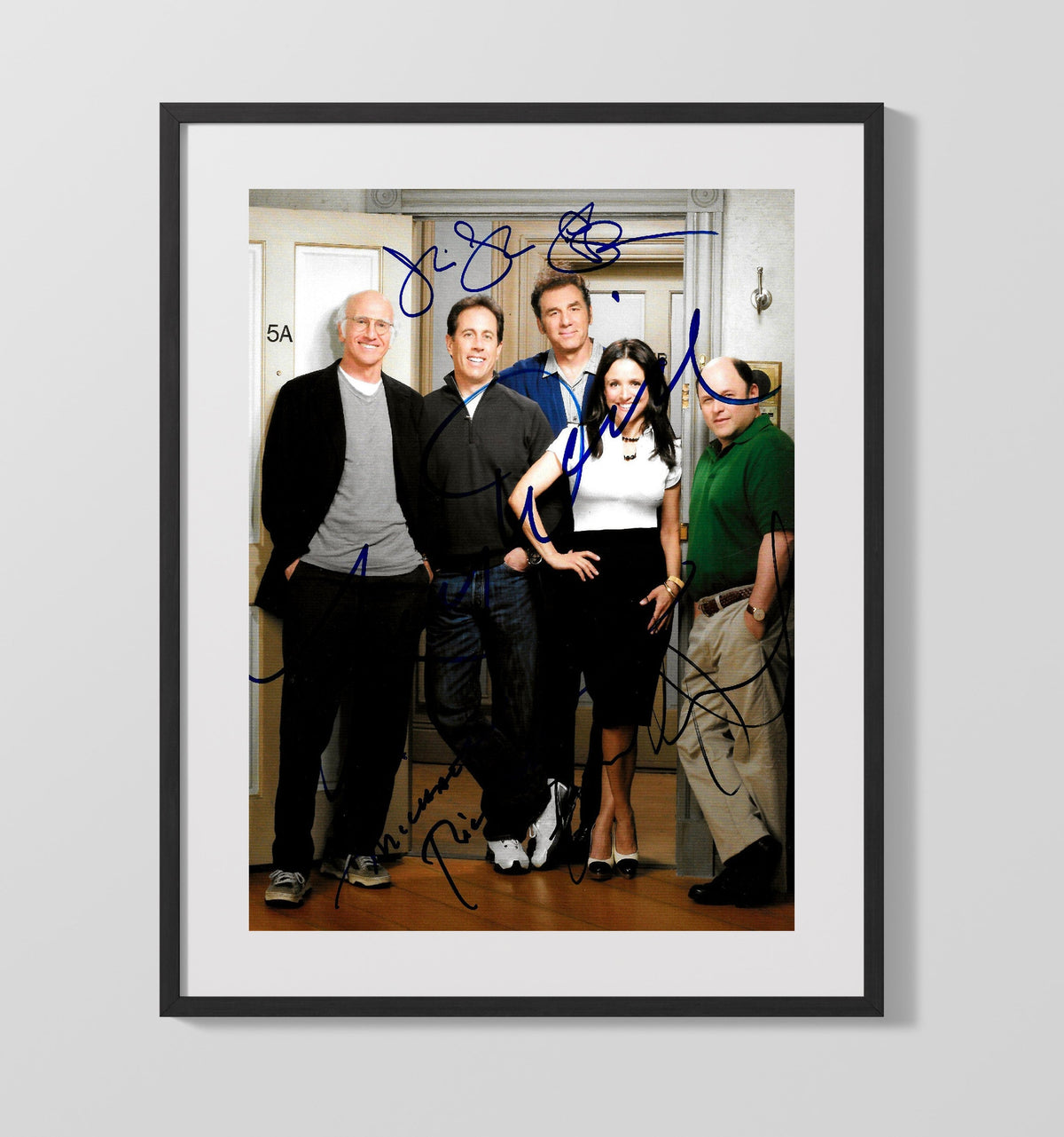 Seinfeld - Main Cast - Apartment Hallway Ensemble - Gallery Frame television wall art