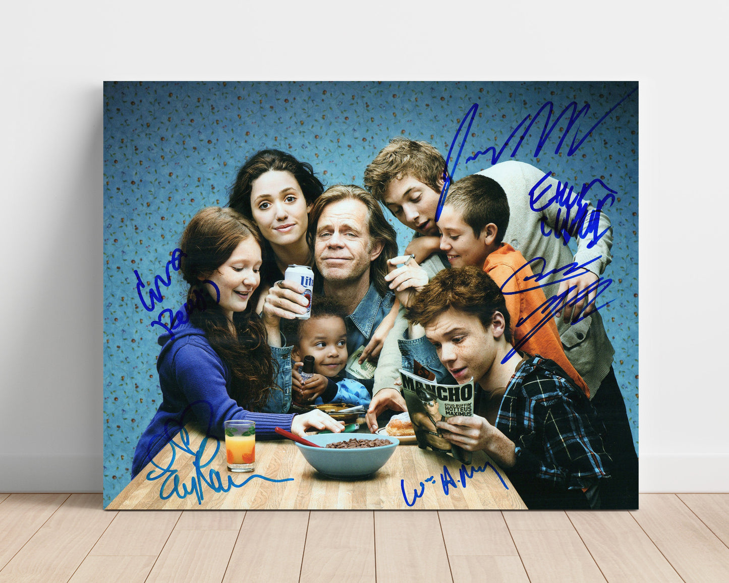 Shameless - William H. Macy (Frank) Dysfunctional Family Chaos - Vintage Television Wall Art - 16x20 Unframed Print wall art print - television decor