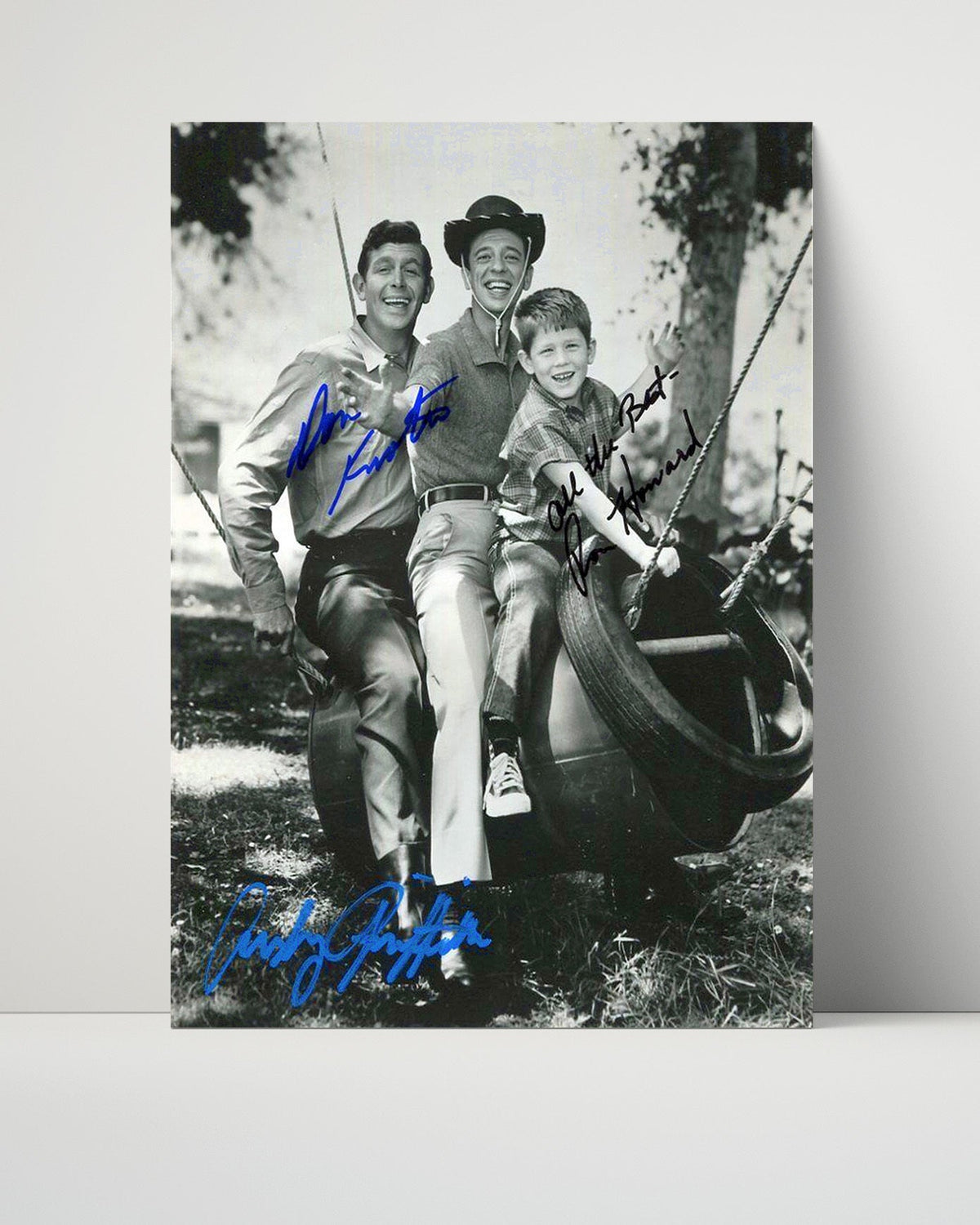 The Andy Griffith Show – Andy Griffith Ron Howard Don Knotts unframed semi-gloss poster print