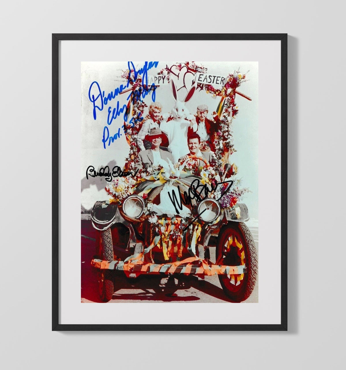 The Beverly Hillbillies - Clampett Family Backwoods Comedy Cast - Gallery Frame television wall art