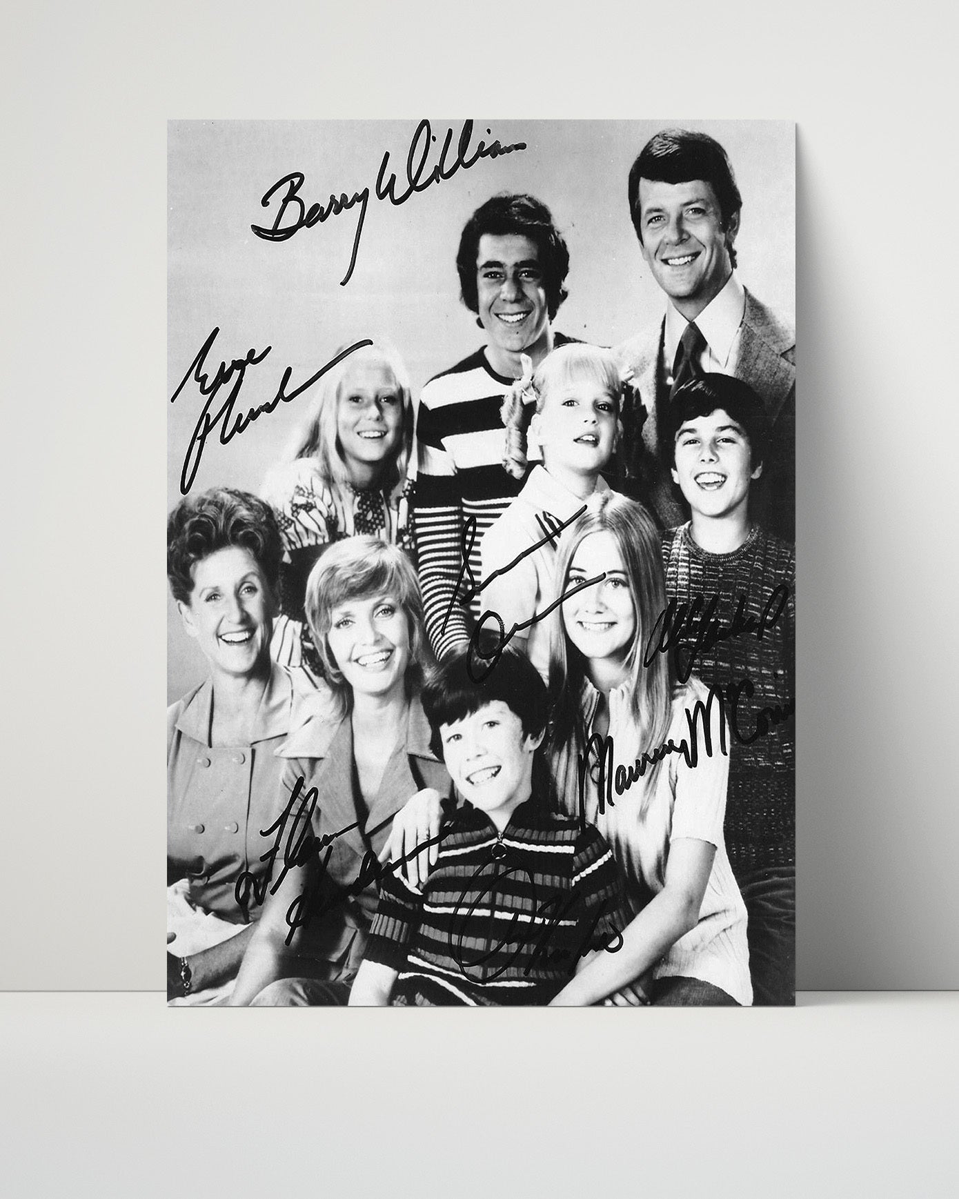 The Brady Bunch - Barry Williams Brady Family TV Classic Ensemble - Vintage Television Wall Art - 16x20 Unframed Print wall art print - television decor