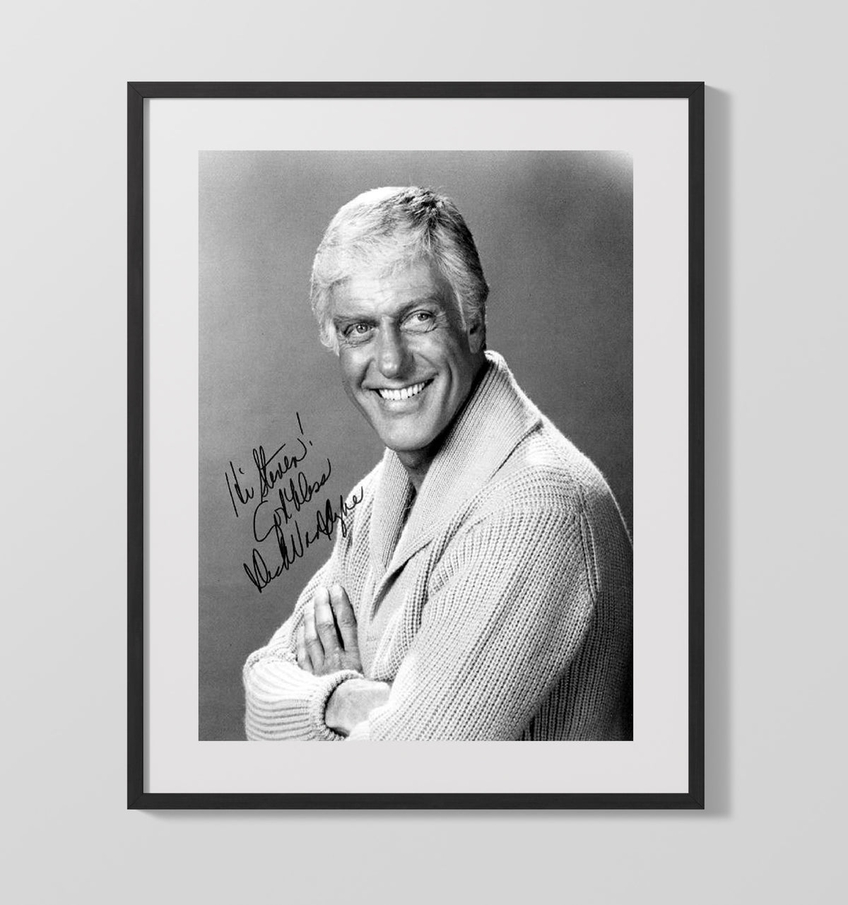 The Dick Van Dyke Show - Dick Van Dyke Classic Headshot - Gallery Frame television wall art