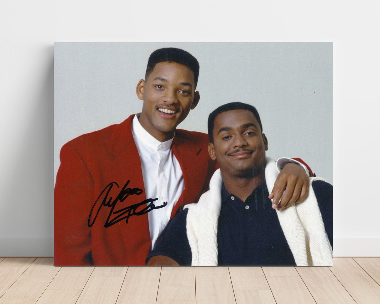 The Fresh Prince of Bel-Air - Will Smith (Will Smith) and Alfonso Ribeiro (Carlton Banks) Studio - Vintage Television Wall Art - 16x20 Unframed Print wall art print - television decor